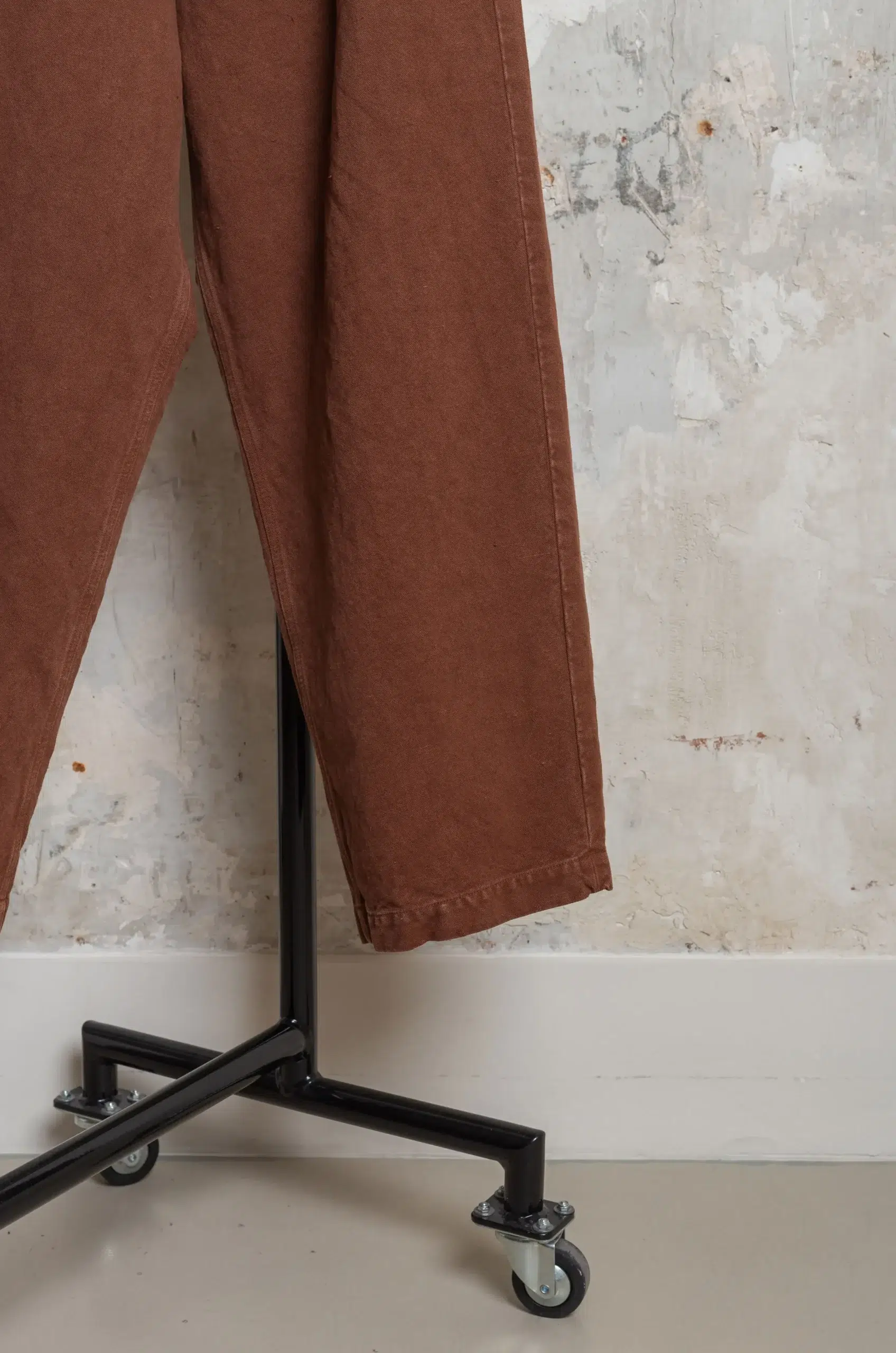 Kaptain Sunshine - COTTON HEMP WIDE PANTS KS26SPT15 - BROWN