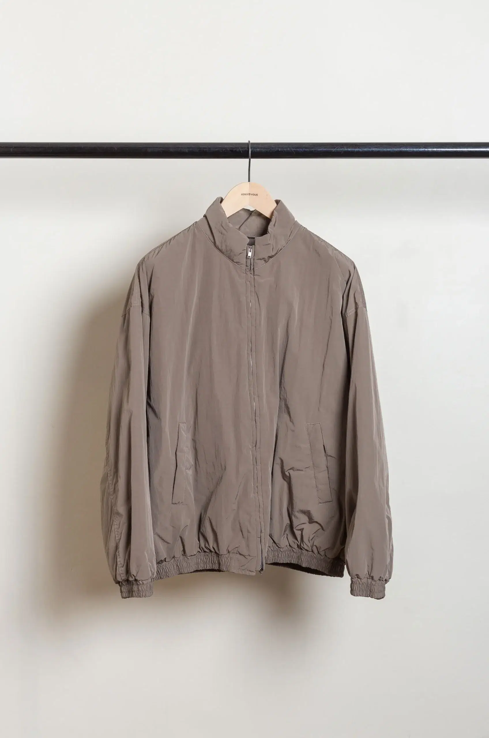 STEIN - WINDPROOF NYLON PADDED JACKET ST.1375 - TAUPE