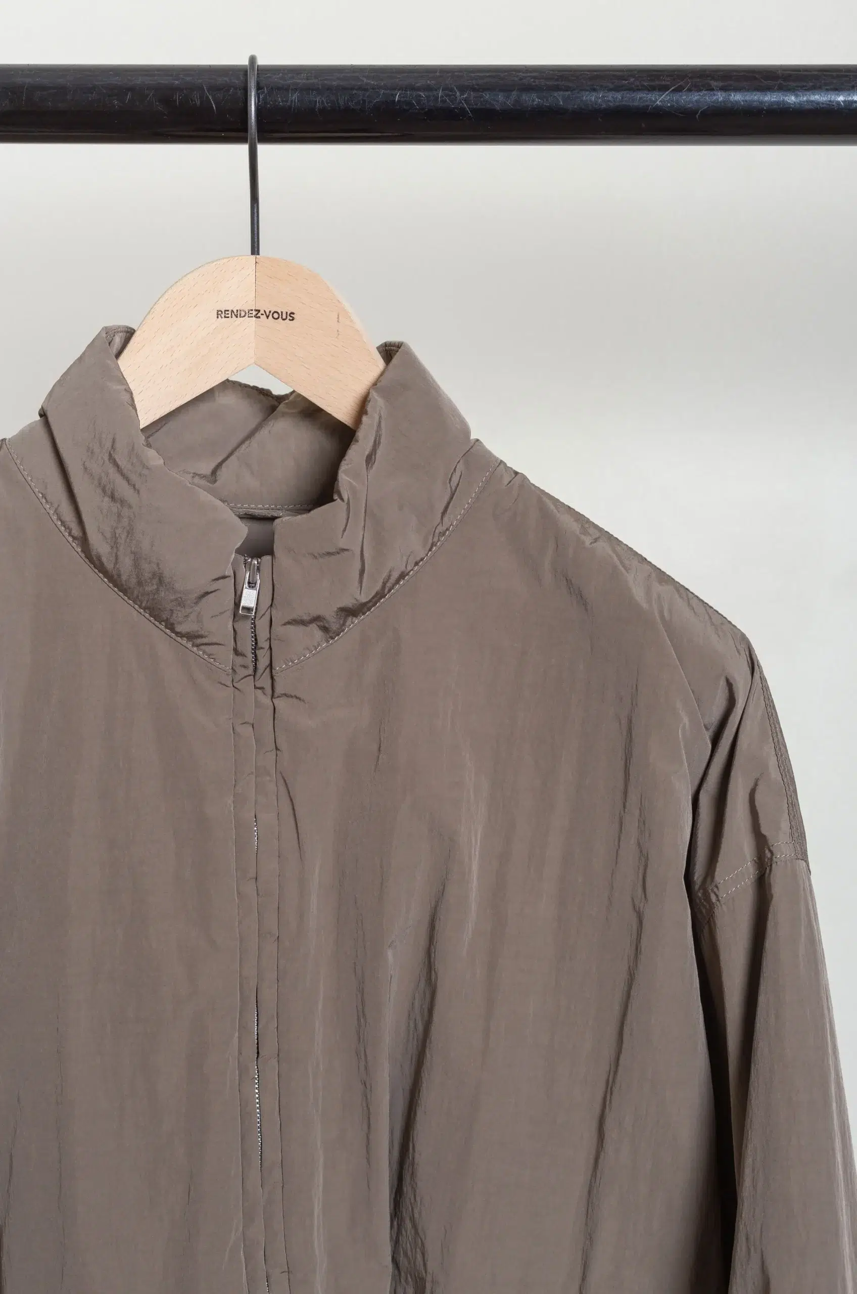 STEIN - WINDPROOF NYLON PADDED JACKET ST.1375 - TAUPE