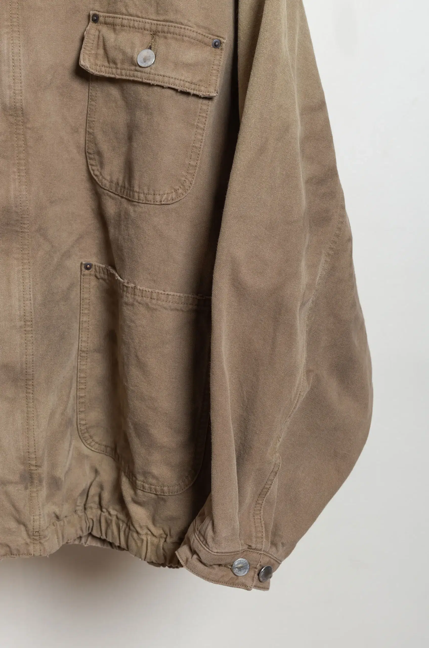 STEIN - SULFUR DYED OXFORD VINTAGE JACKET ST.1387 - K.BEIGE