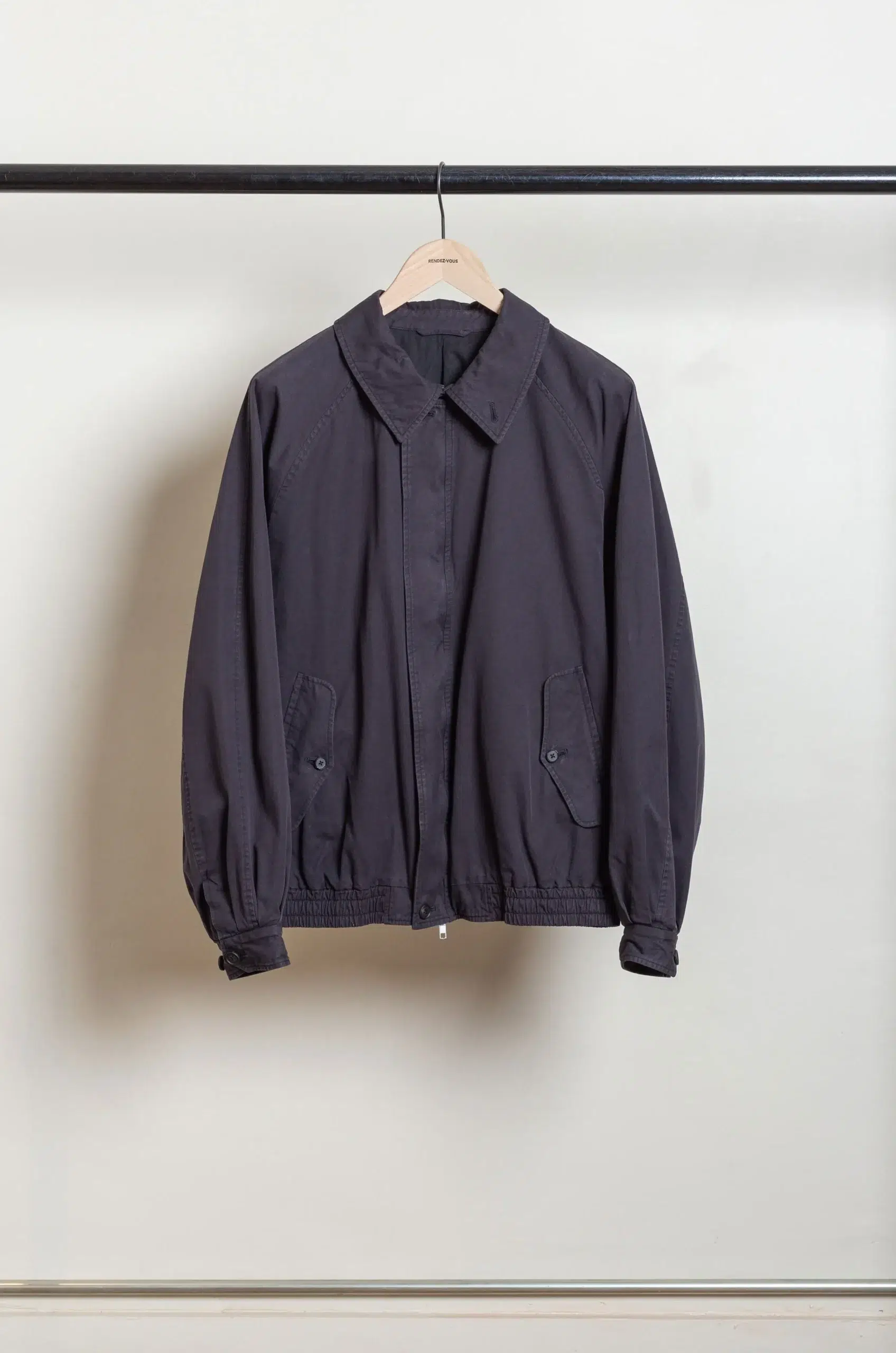 STEIN - VINTAGE HARRINTON ZIP JACKET ST.1404 - BLACK