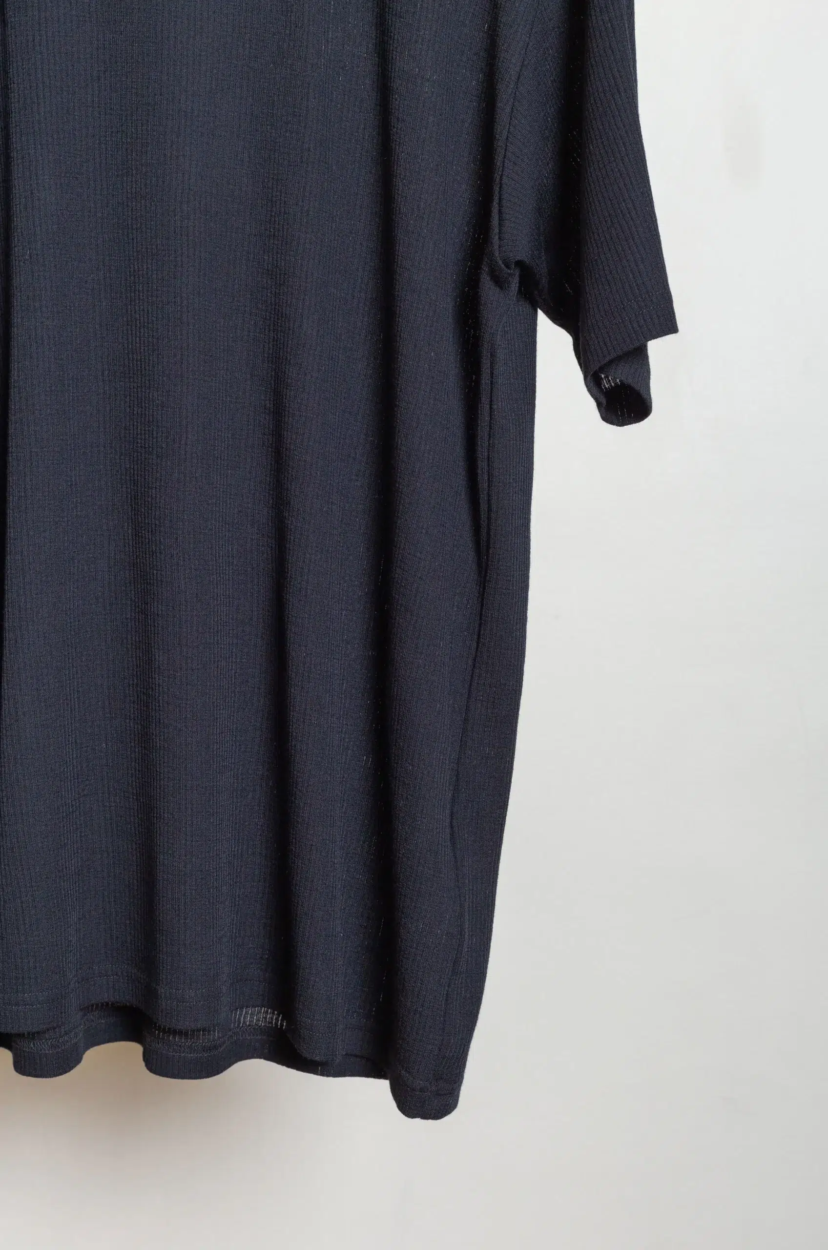 STEIN - FINE WOOL OVERSIZED SHORT SLEEVE TEE ST.1501 - BLACK