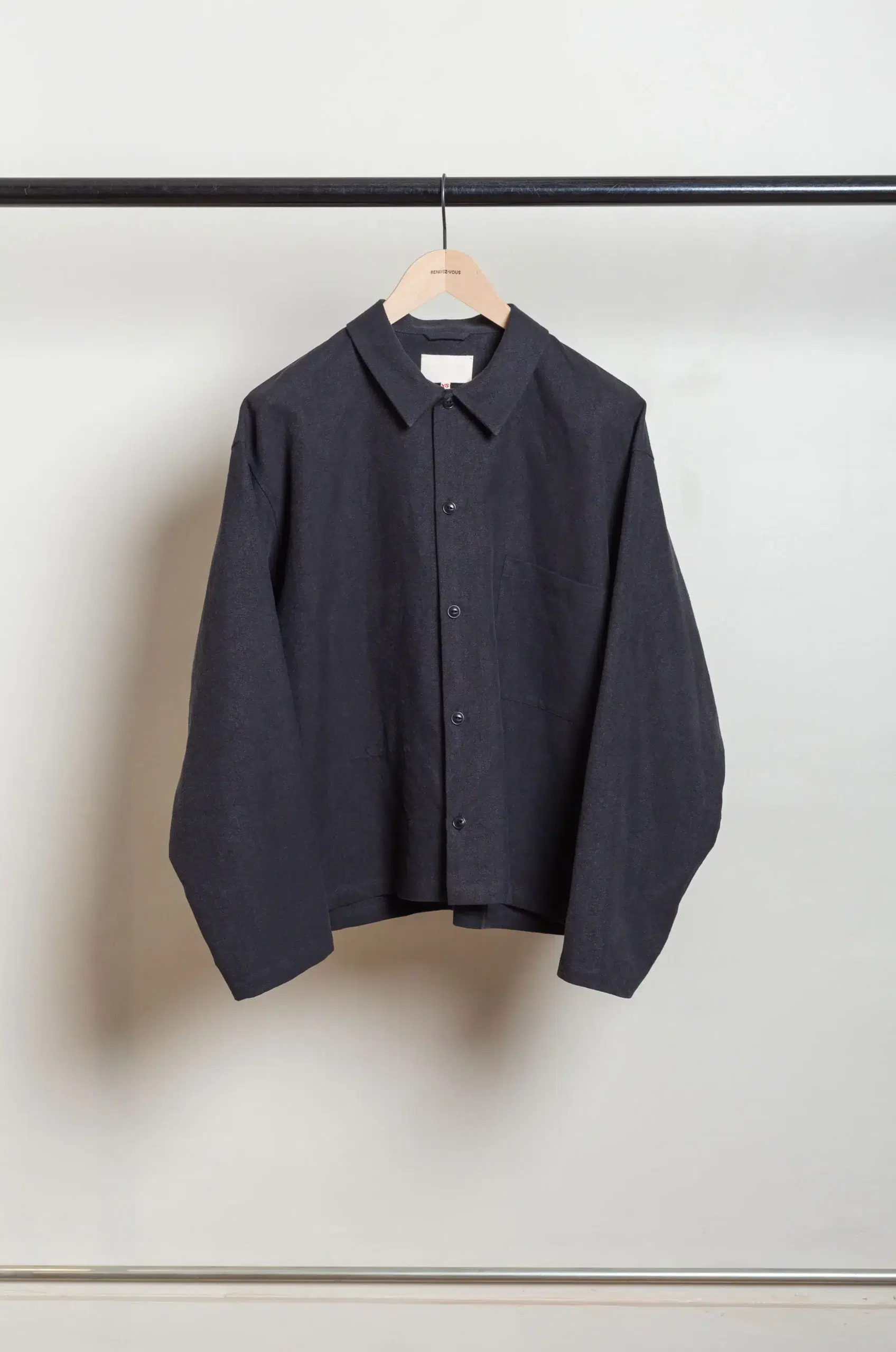 Yoko Sakamoto - WORK BLOUSE - BLACK