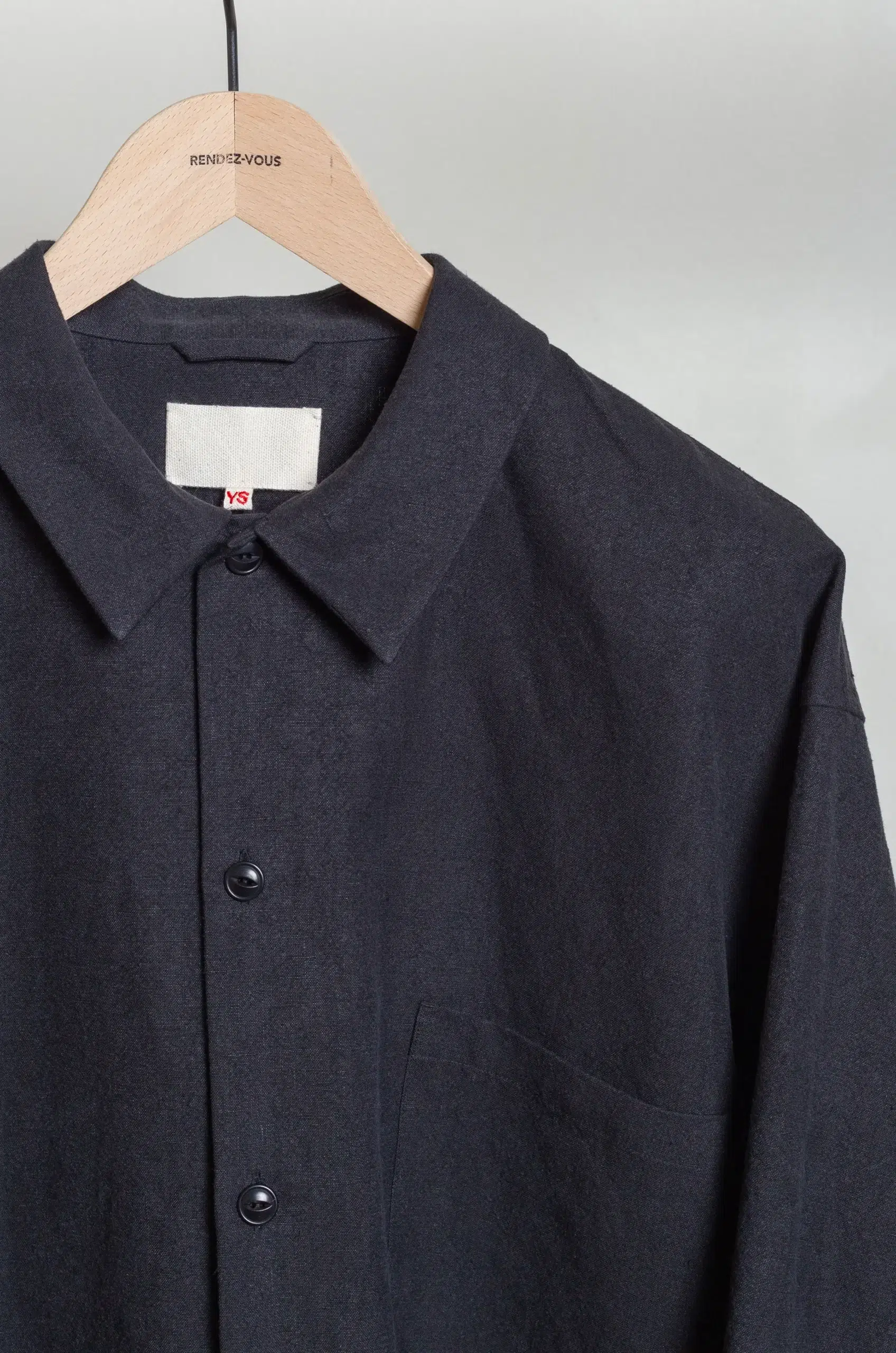 Yoko Sakamoto - WORK BLOUSE - BLACK