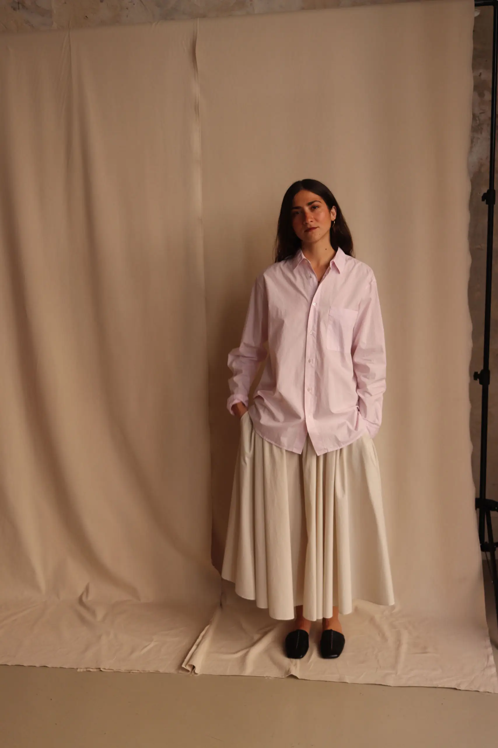 ATON - STANDARD SHIRTS BLAGLM0405 - PINK