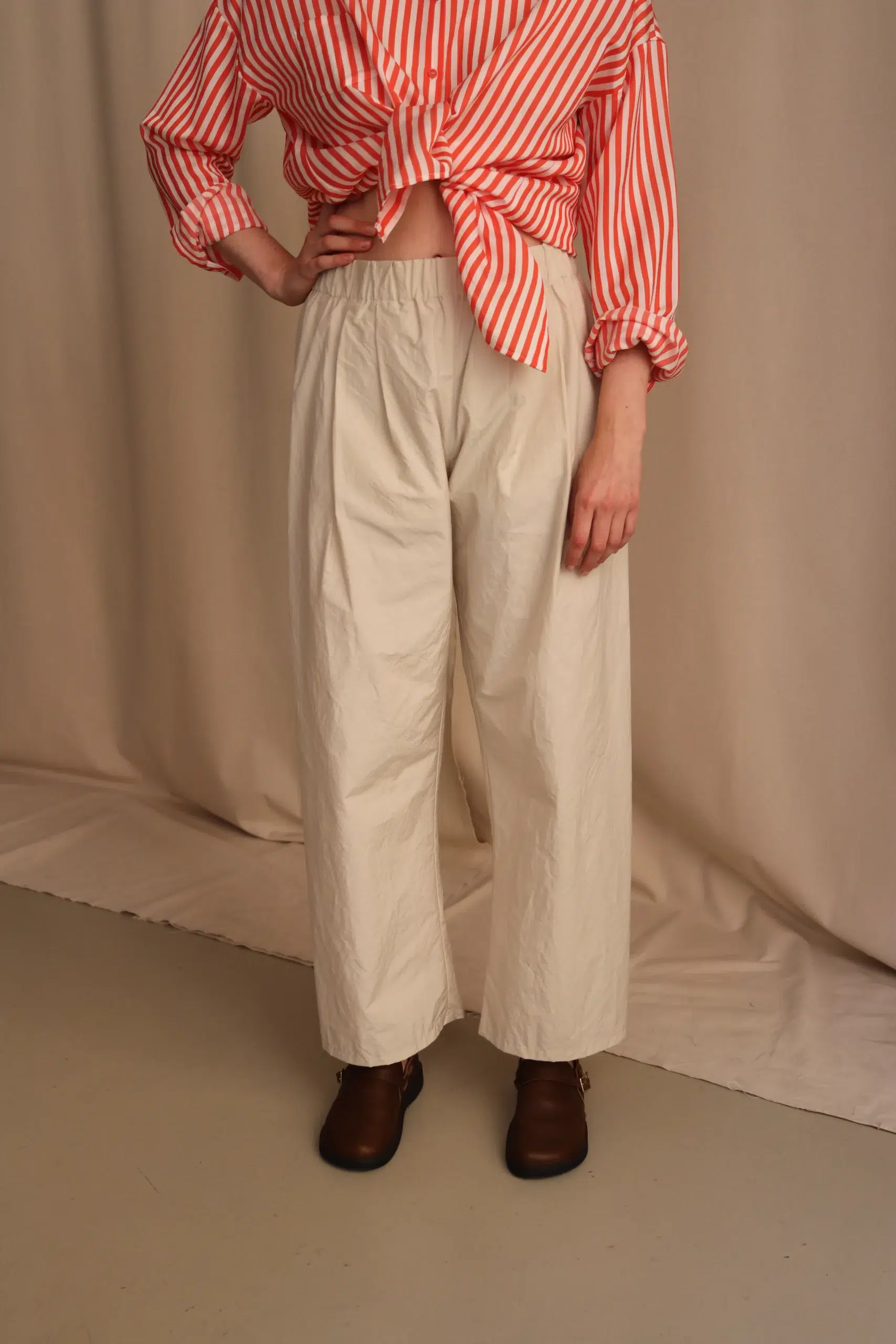 ApuntoB - Trousers P1382/TS940 - Cappuccino