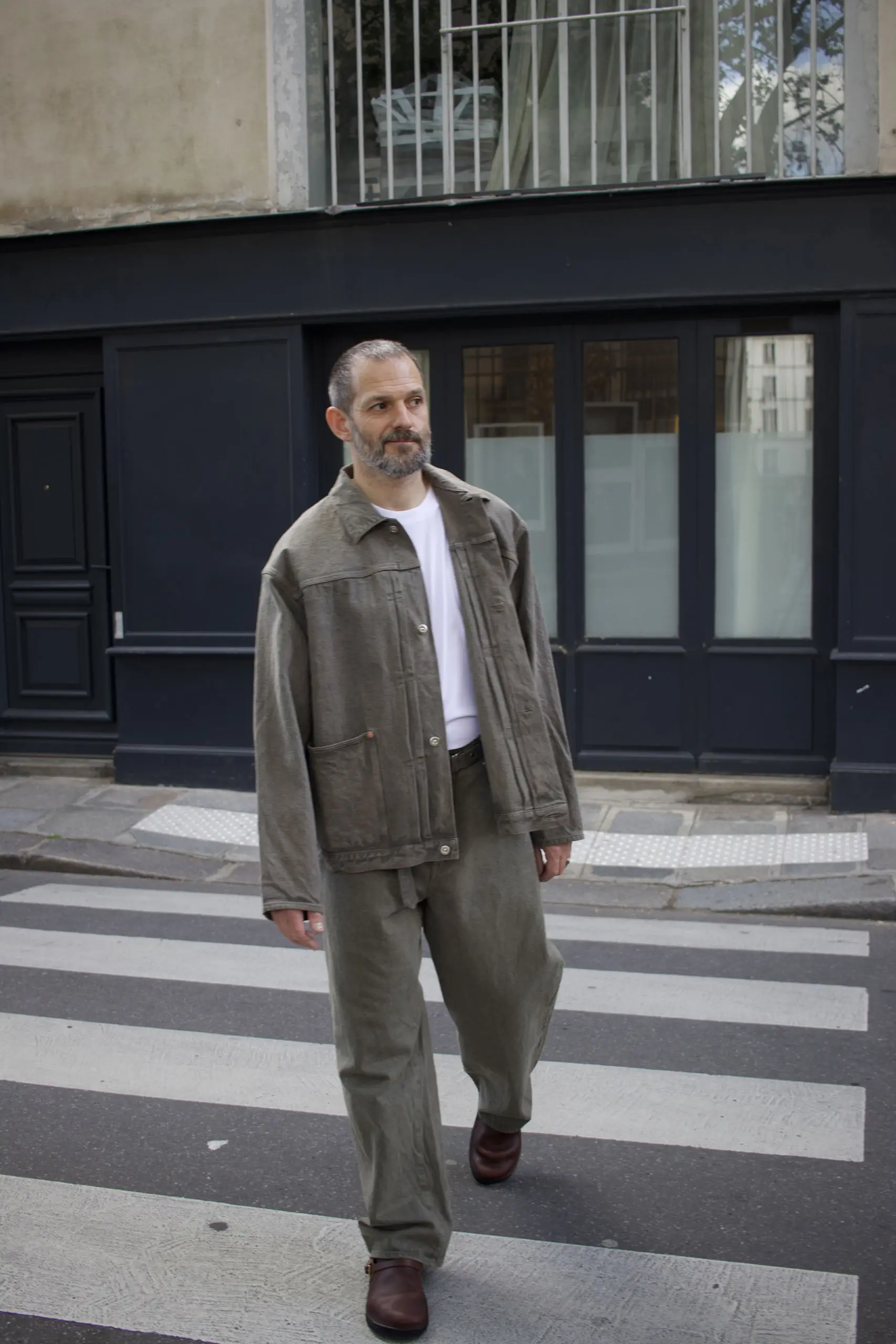 Yoko Sakamoto - BELTED TROUSERS - MUGWORT