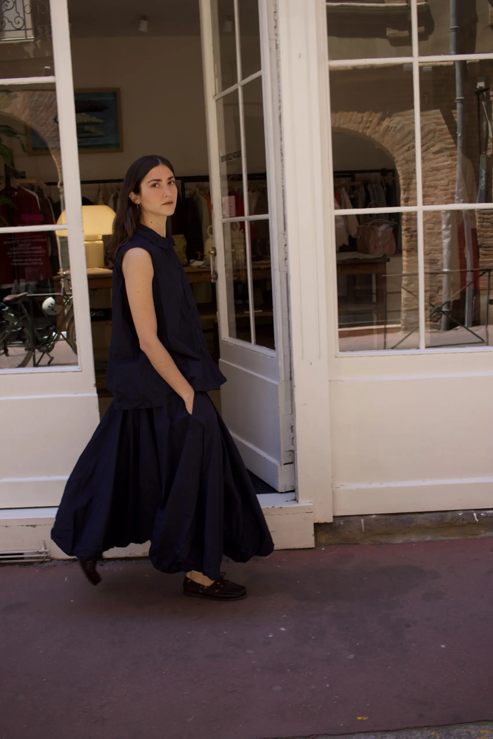 Ricorrrobe - Calla Skirt - Navy