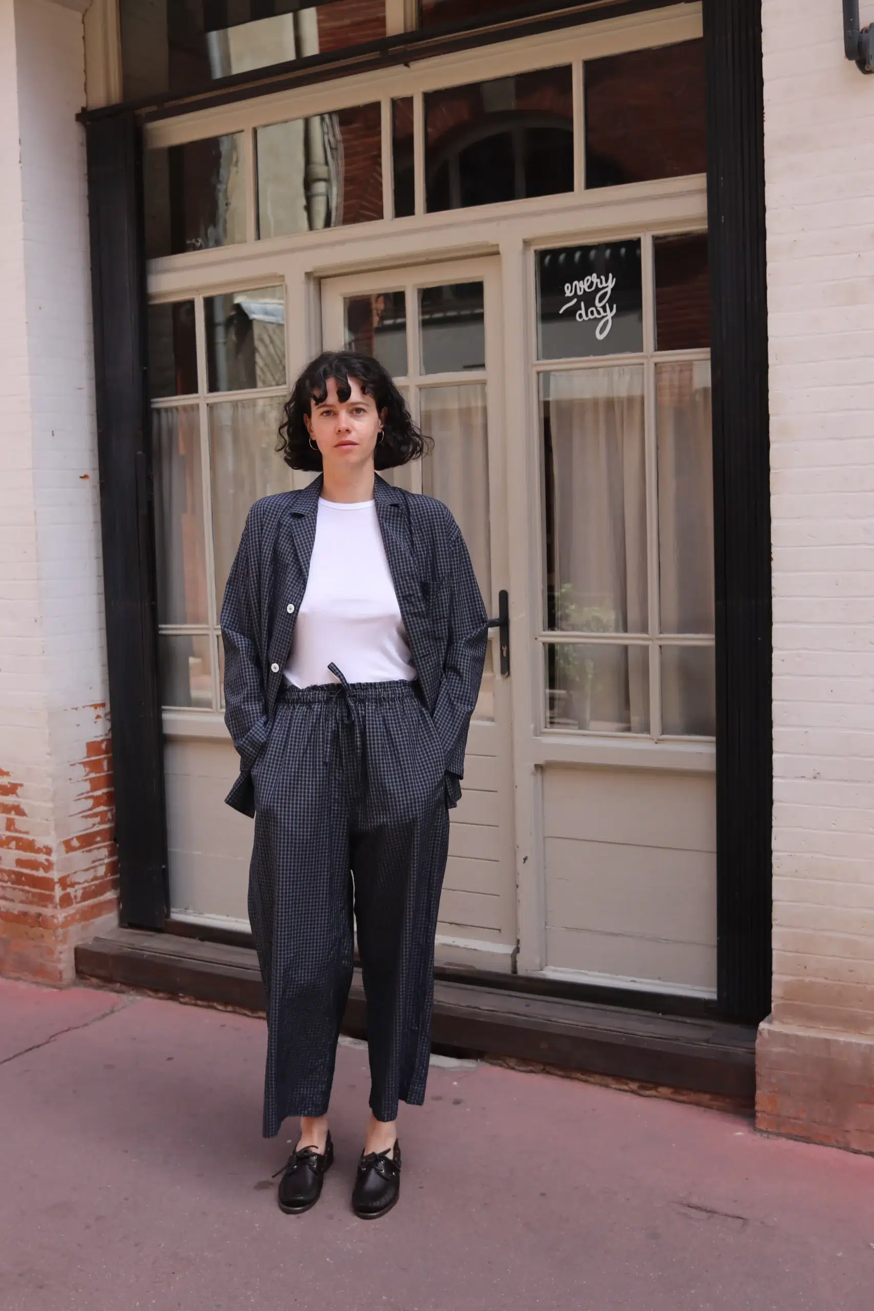 Toujours - Atelier Jacket QM44GS01 - Navy*White