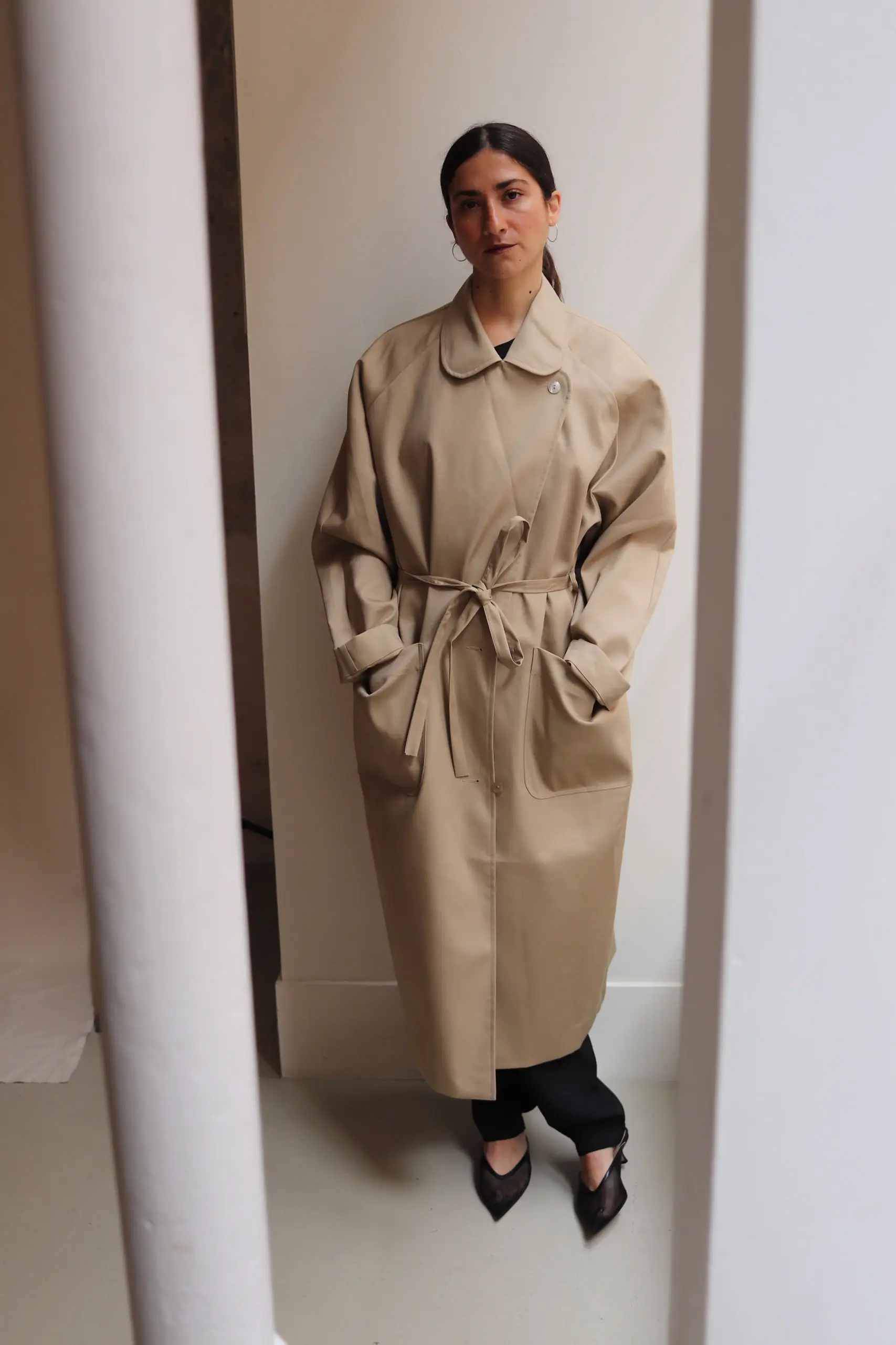 MONIQUEVANHEIST - COAT RANCH - KAKI