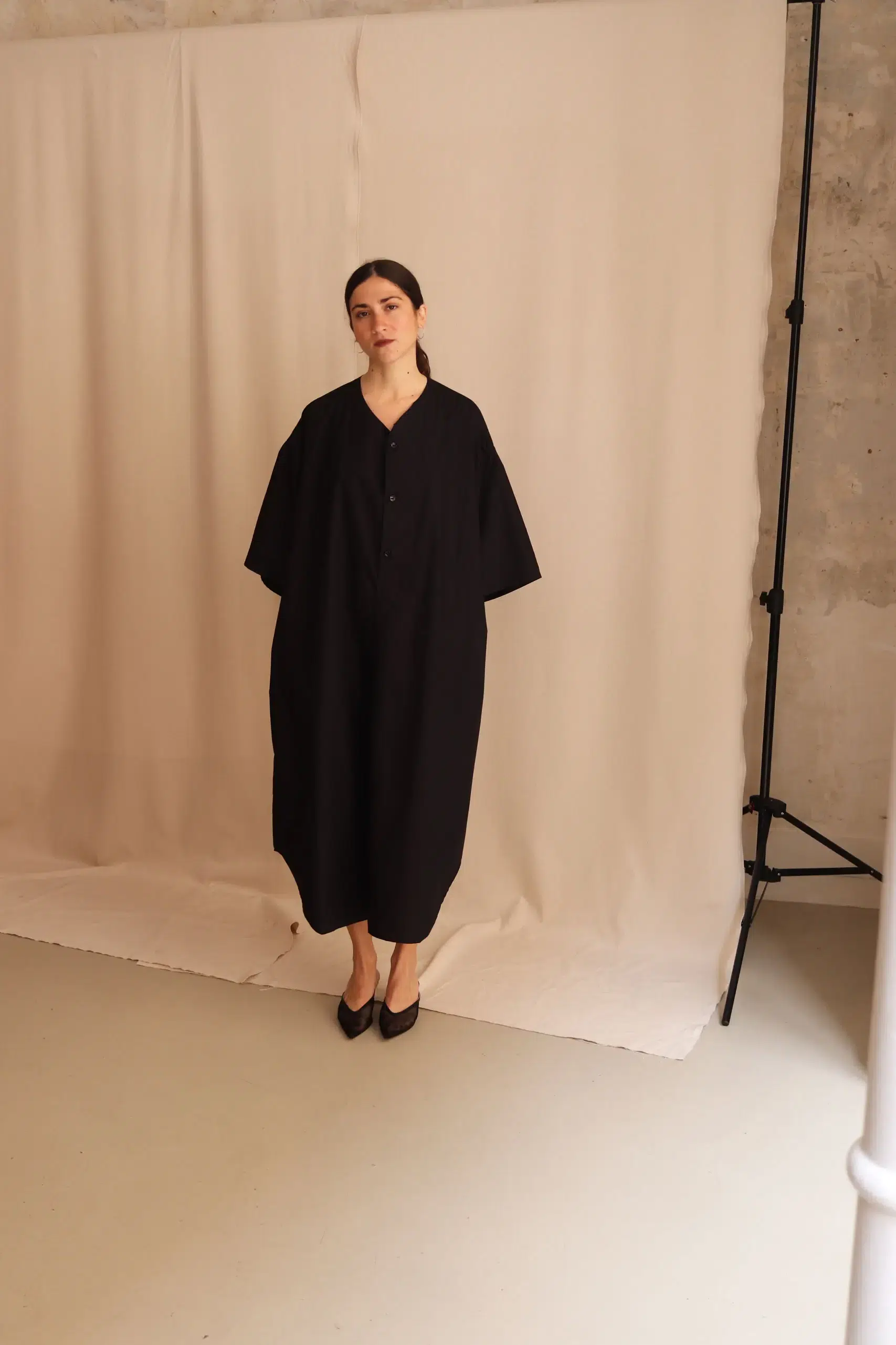 MONIQUEVANHEIST - BABY DRESS - BLACK