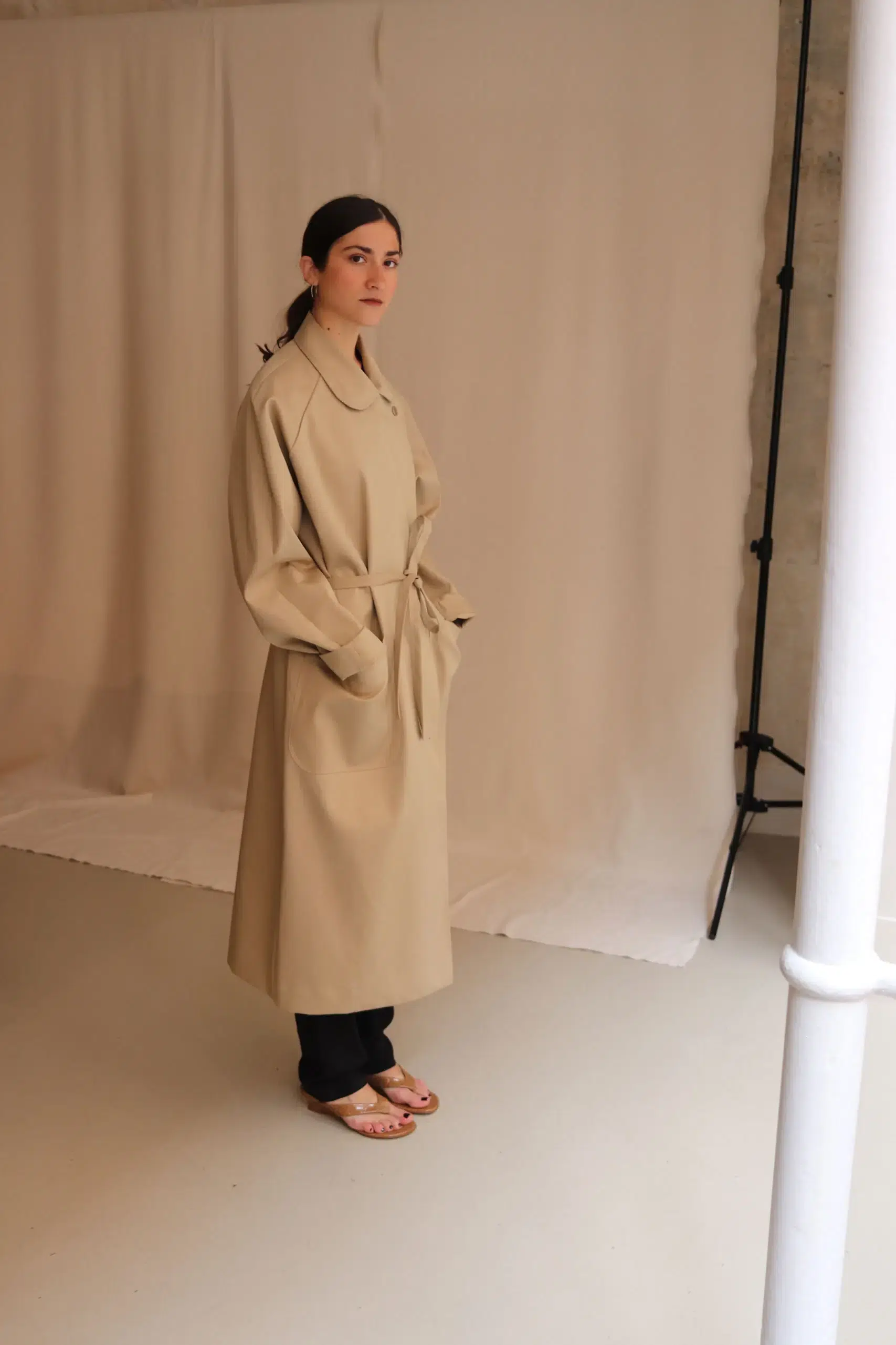 MONIQUEVANHEIST - COAT RANCH - KAKI