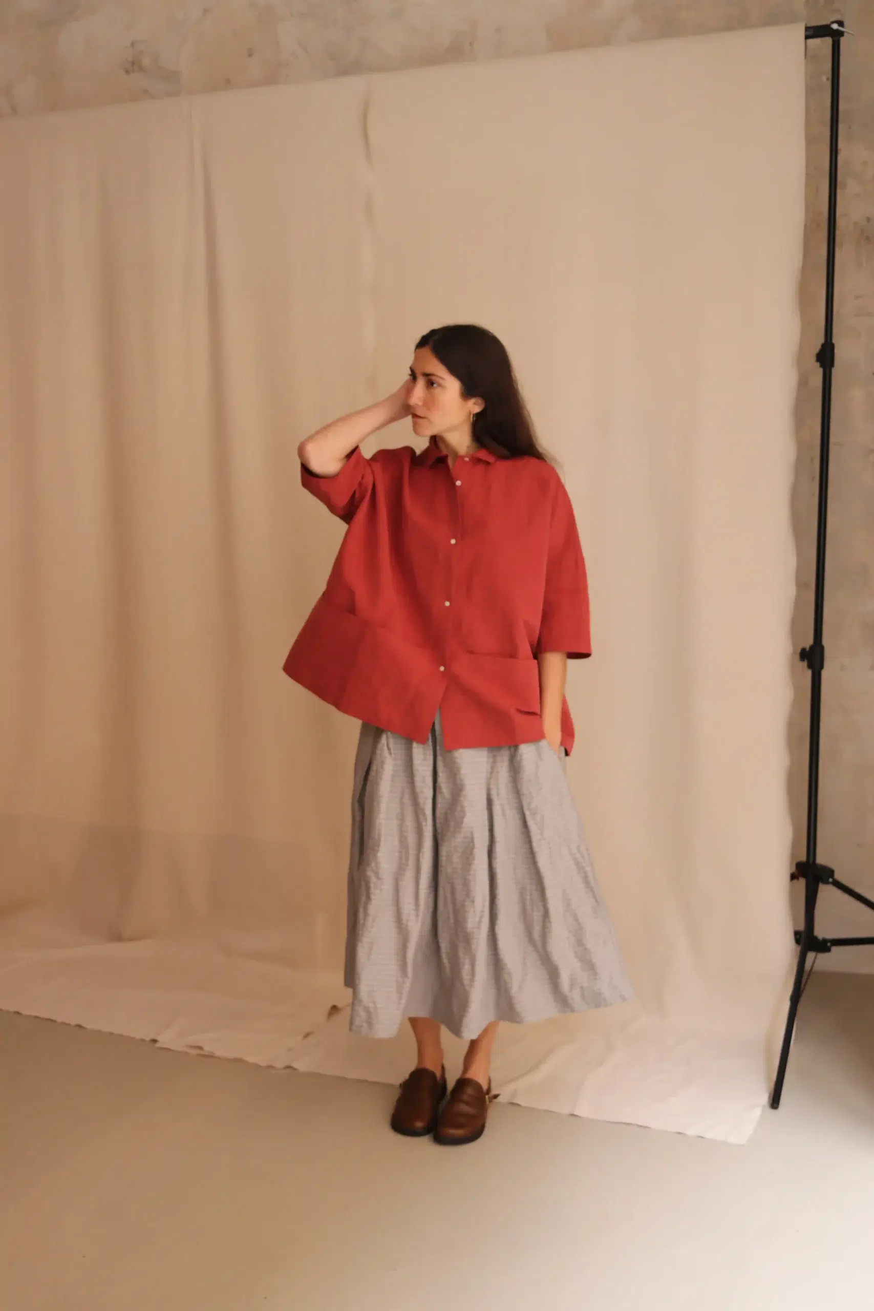 Asciari - JOLIE SHIRT AS032 - BRICK