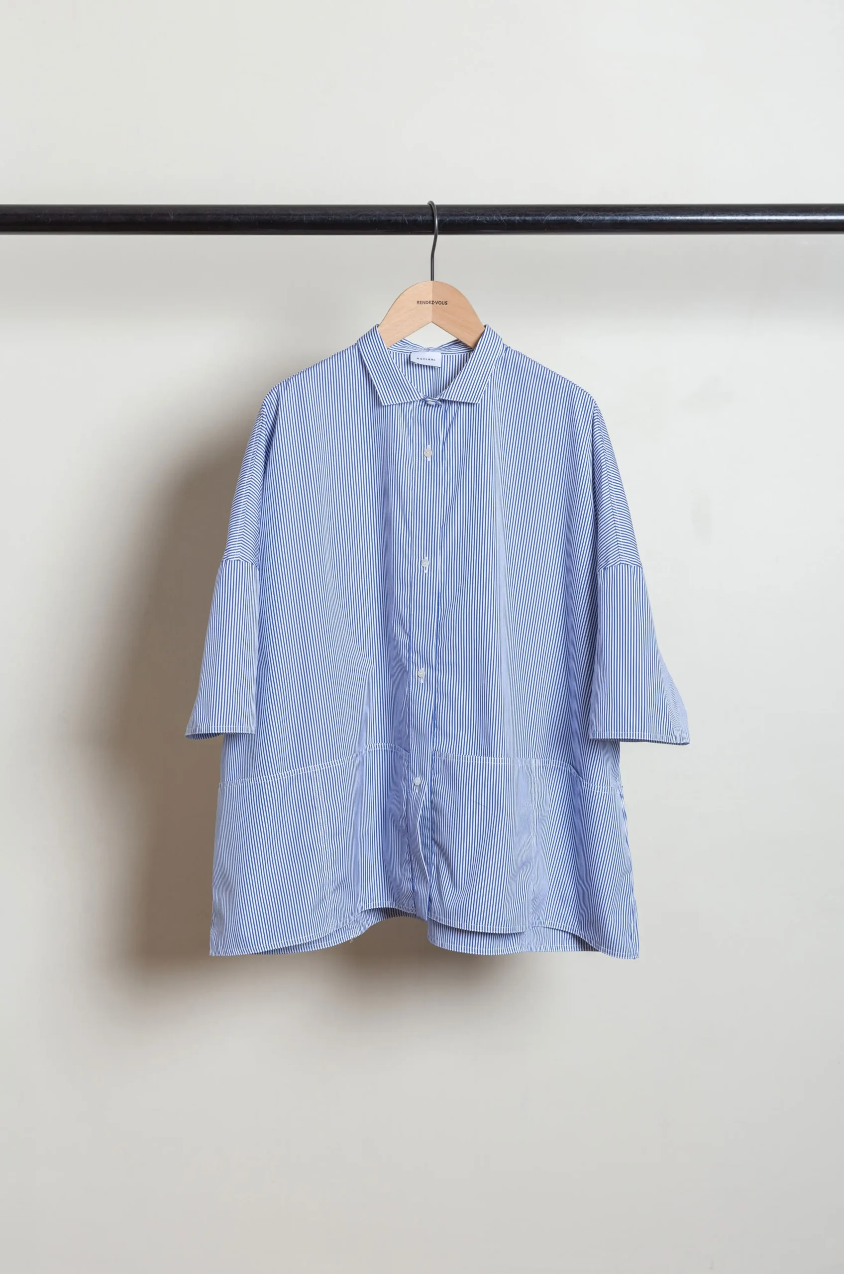 Asciari - JOLIE SHIRT AS047 - BLUE STRIPE