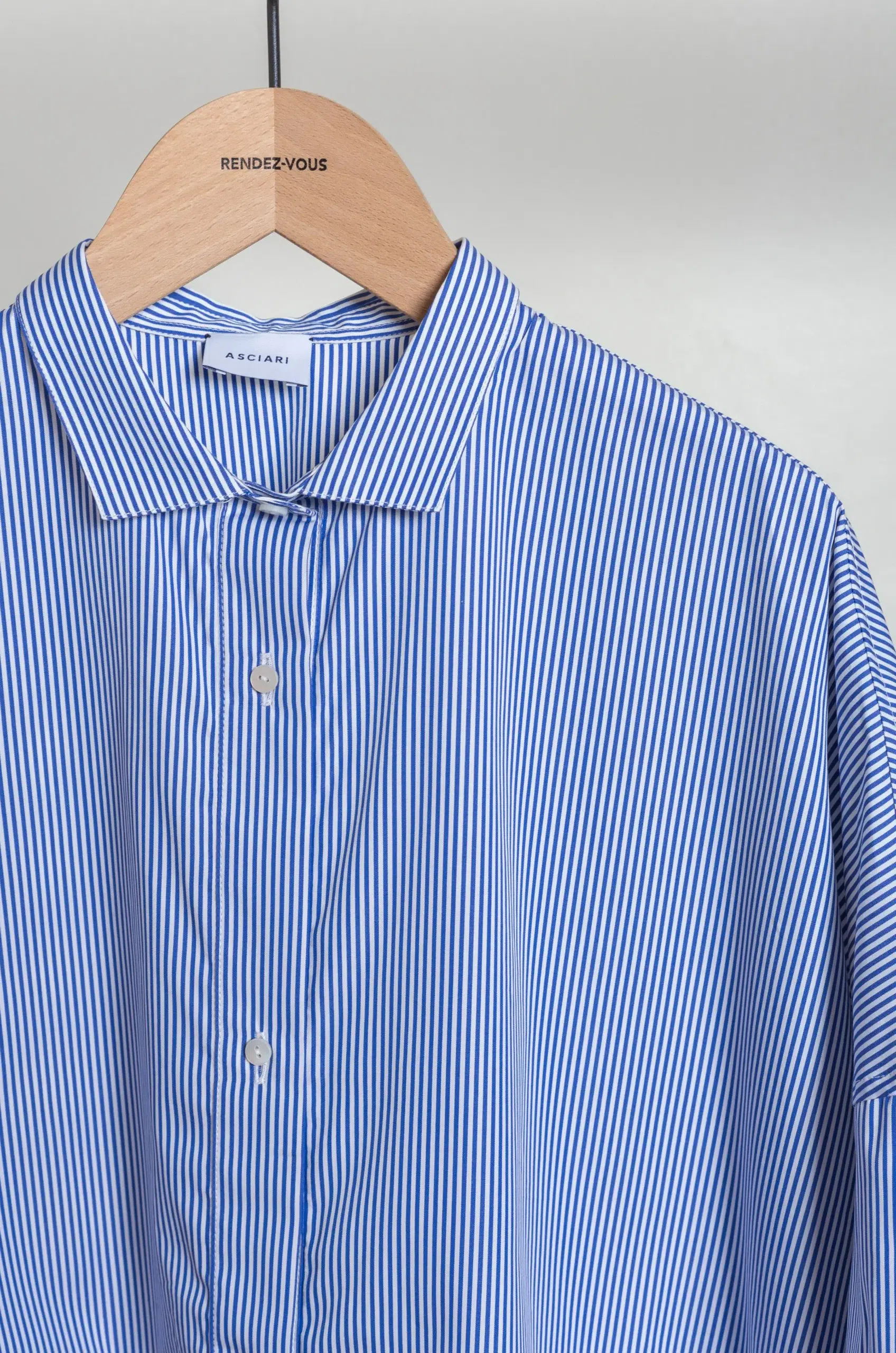 Asciari - JOLIE SHIRT AS047 - BLUE STRIPE