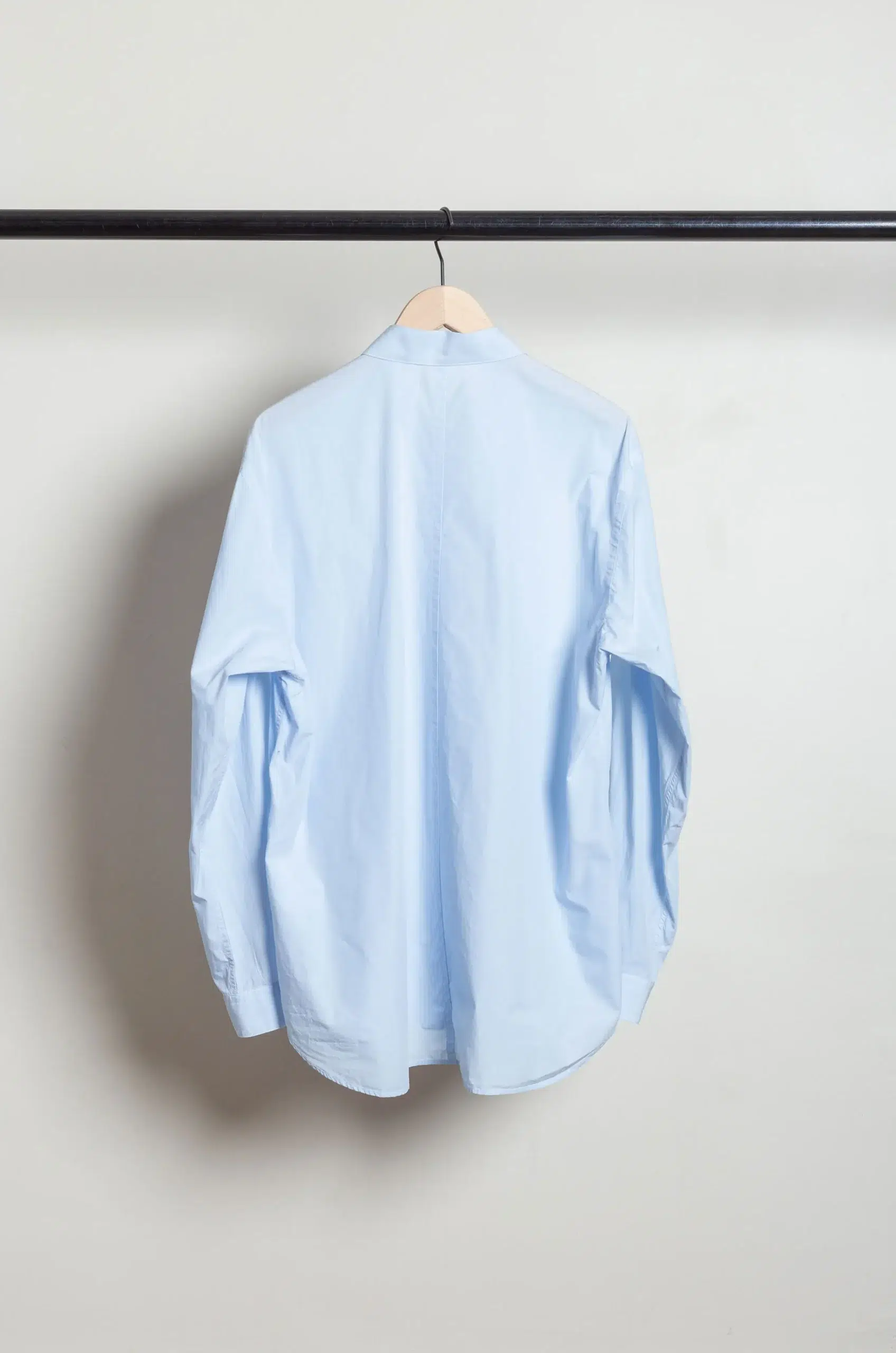 ATON - MEN OVERSIZED SHIRT BLAGLM0401 - SAX