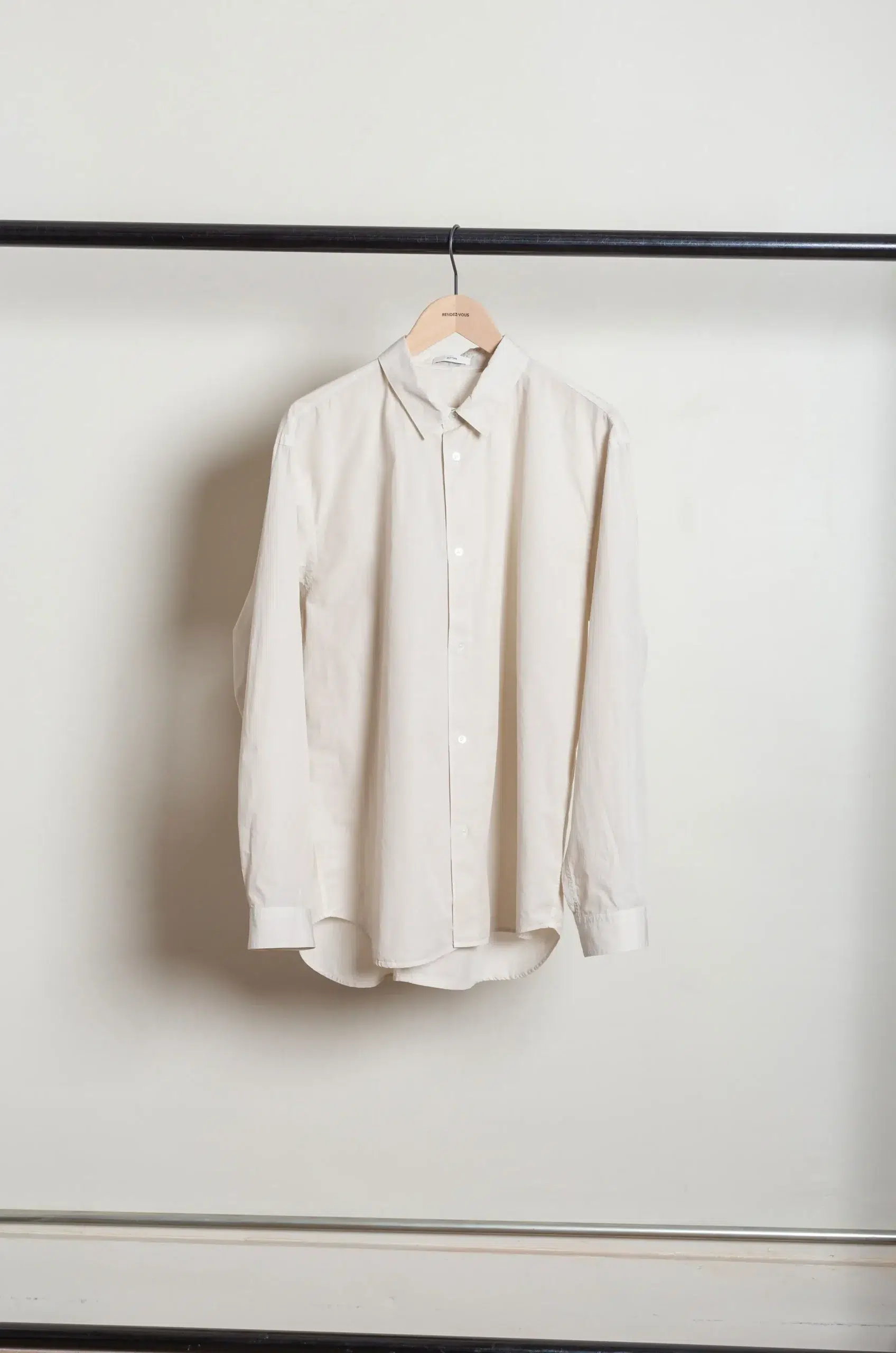 ATON - MEN OVERSIZED SHIRT BLAGLM0401 - BEIGE
