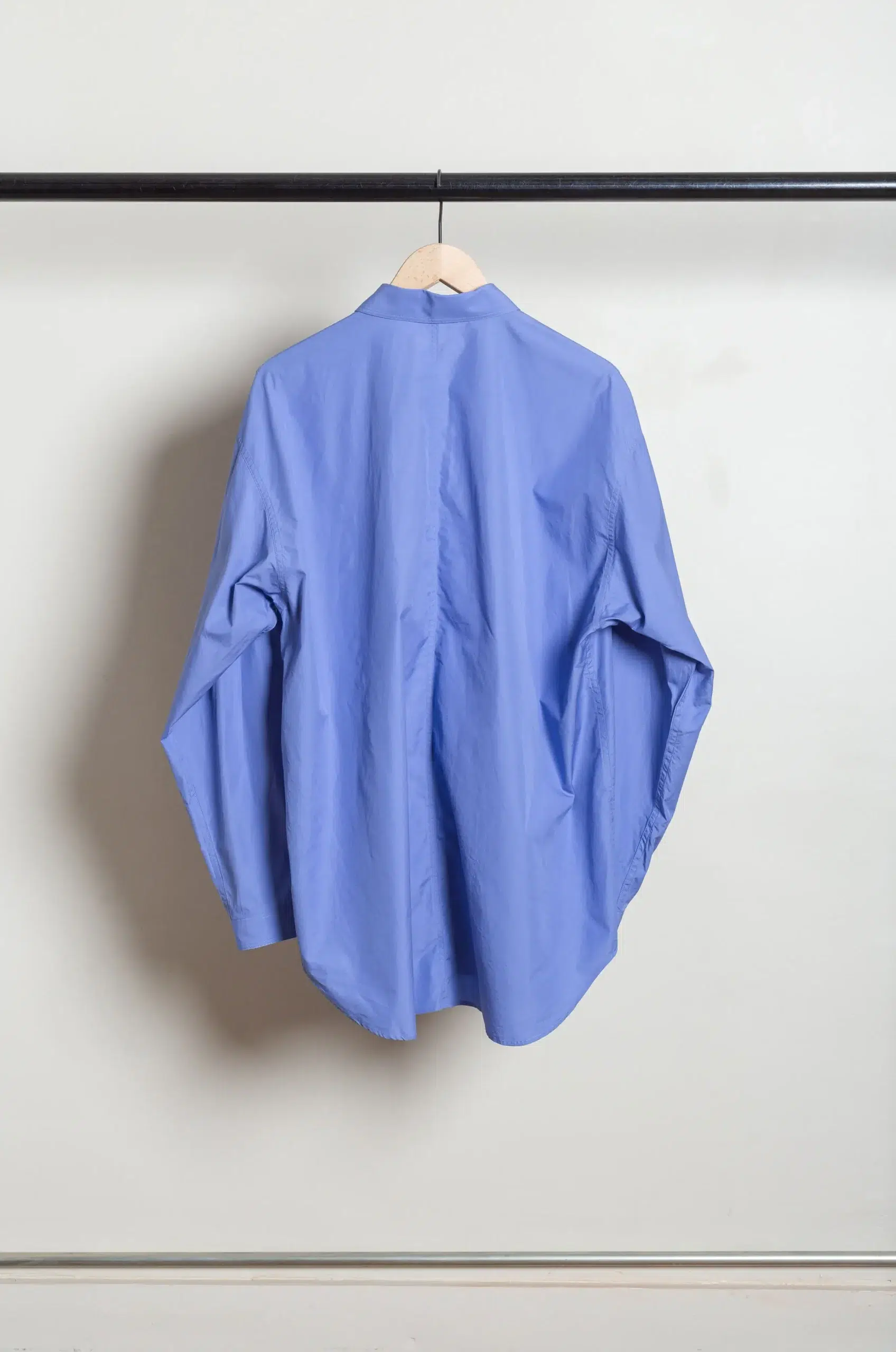 ATON - SUVIN BROAD STANDARD SHIRT BLAGLM0005 - SAX
