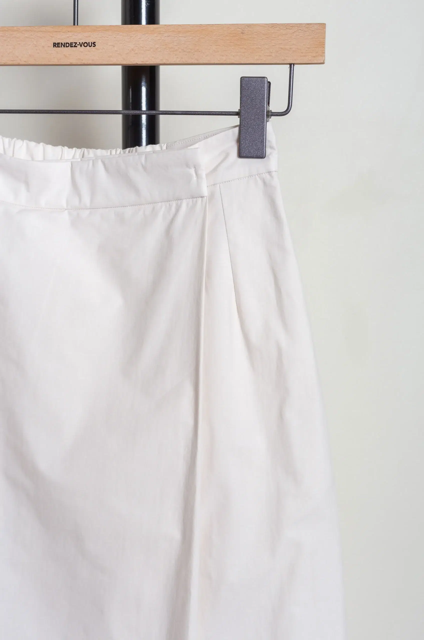ATON - WRAP SKIRT SKAGLM0304 - WARM WHITE