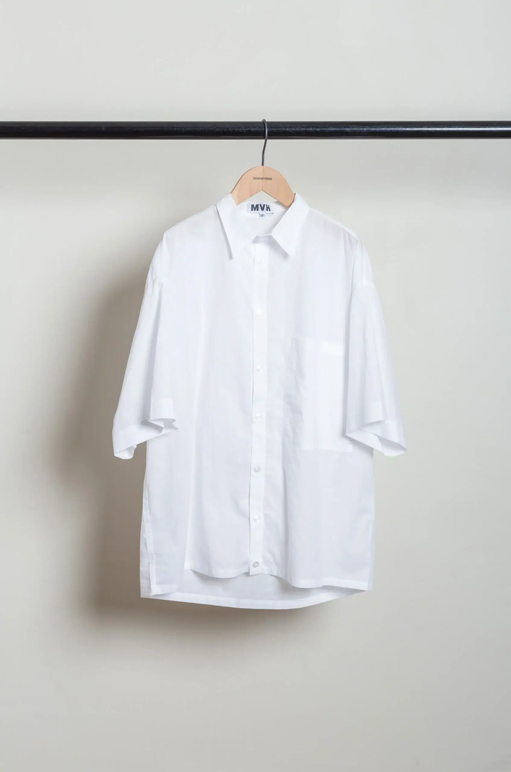 MONIQUEVANHEIST - SHIRT BIG DAD - WHITE