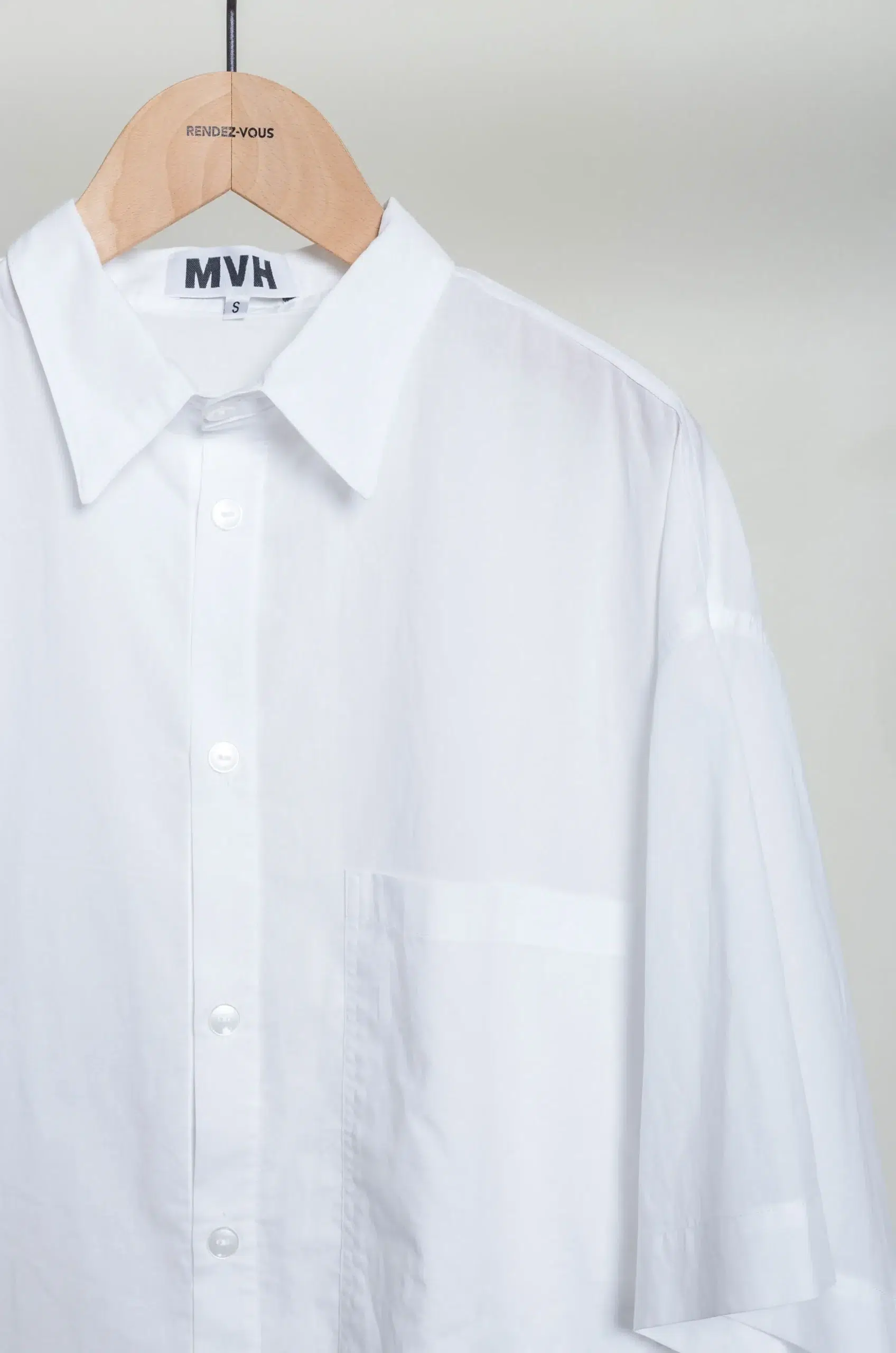 MONIQUEVANHEIST - SHIRT BIG DAD - WHITE