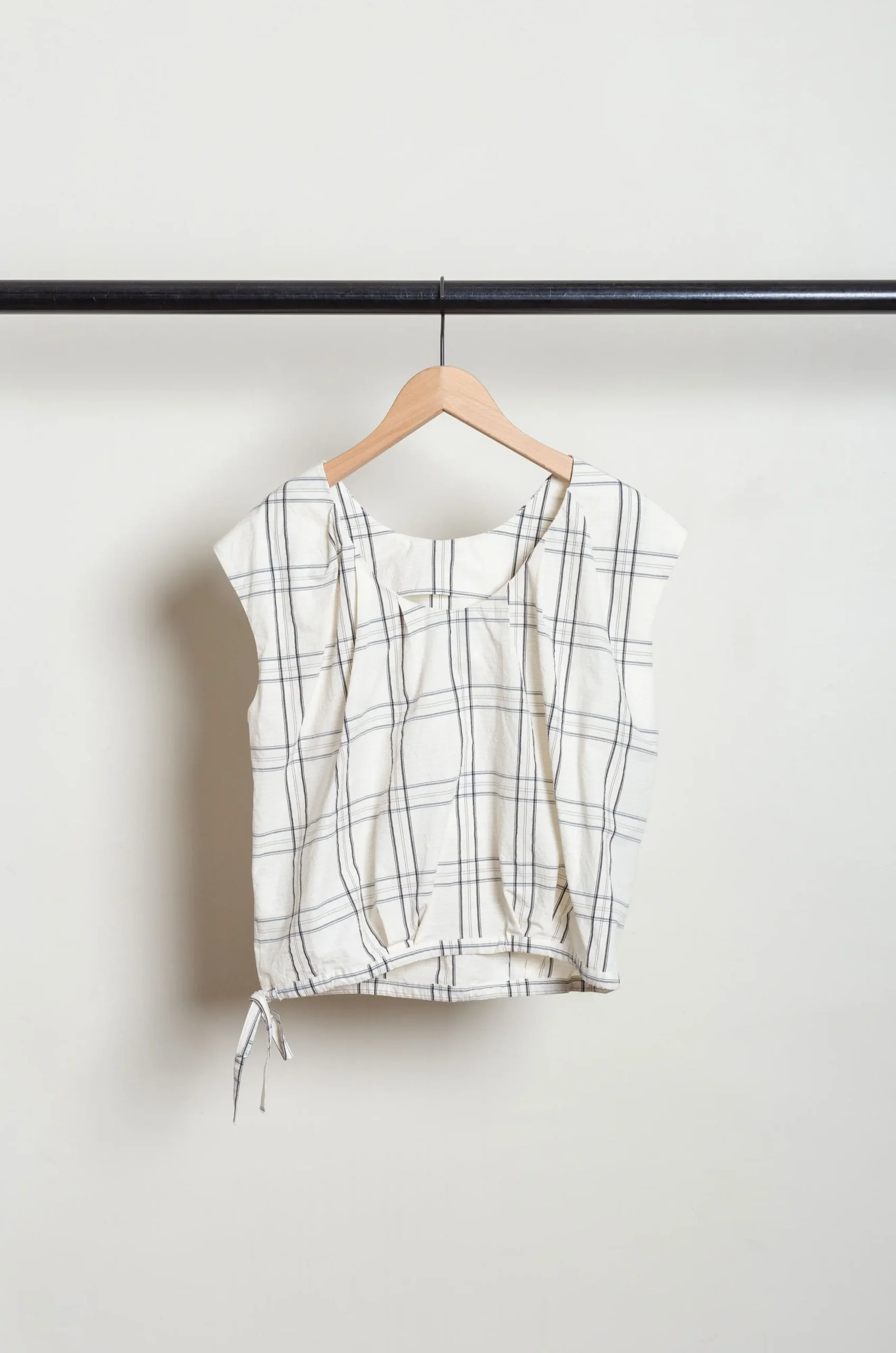 rue blanche - FRIFA FE4999 - ECRU/BLACK AND GREY CHECK