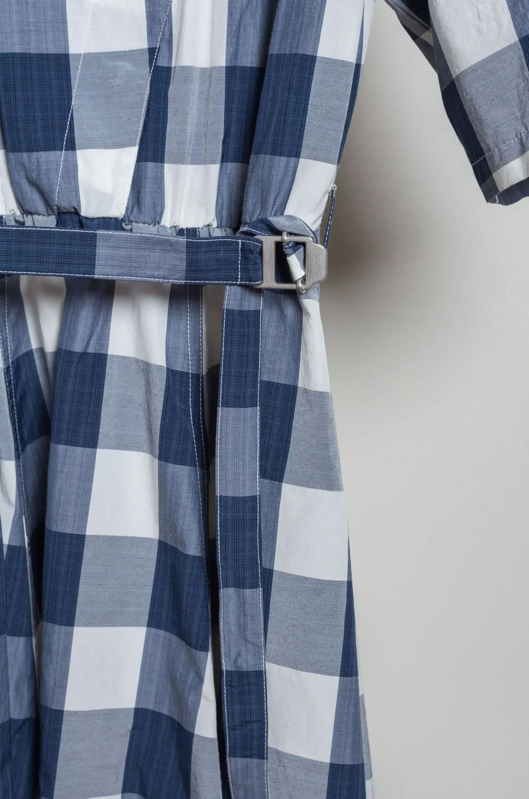 rue blanche - SOLAR FC4999 - ECRU/BLUE CHECK