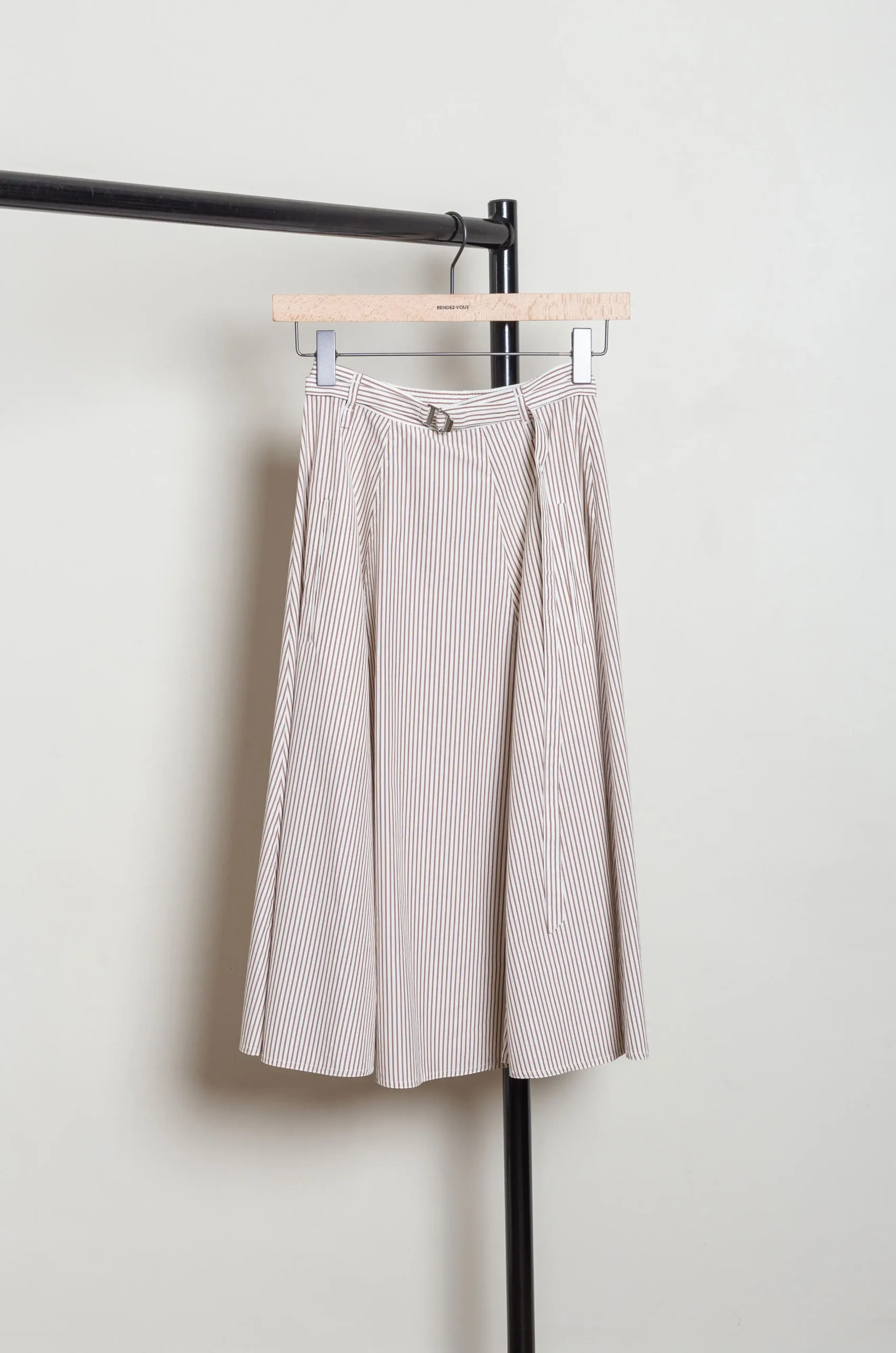 rue blanche - ARO CL4999 - ECRU/BROWN STRIPE