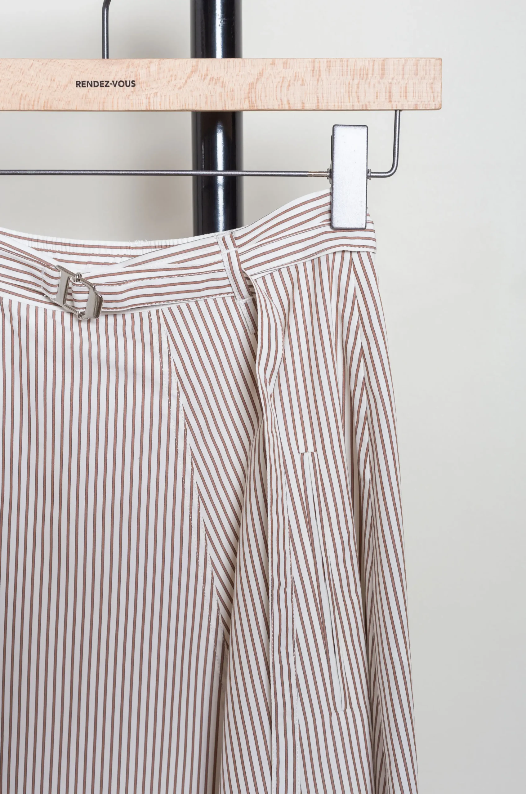 rue blanche - ARO CL4999 - ECRU/BROWN STRIPE