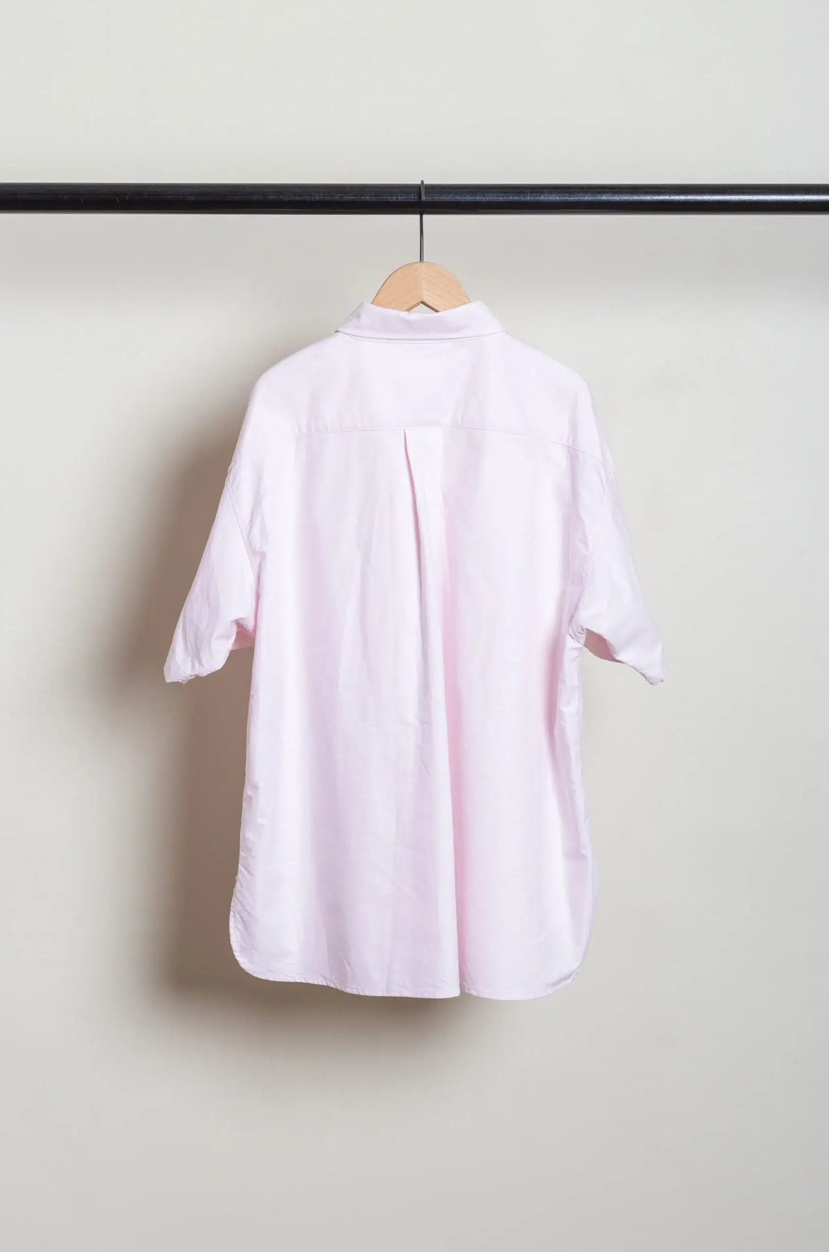 Toujours - Half Sleeve Baggy B.D. Shirt MM44CS02 - Shell Pink