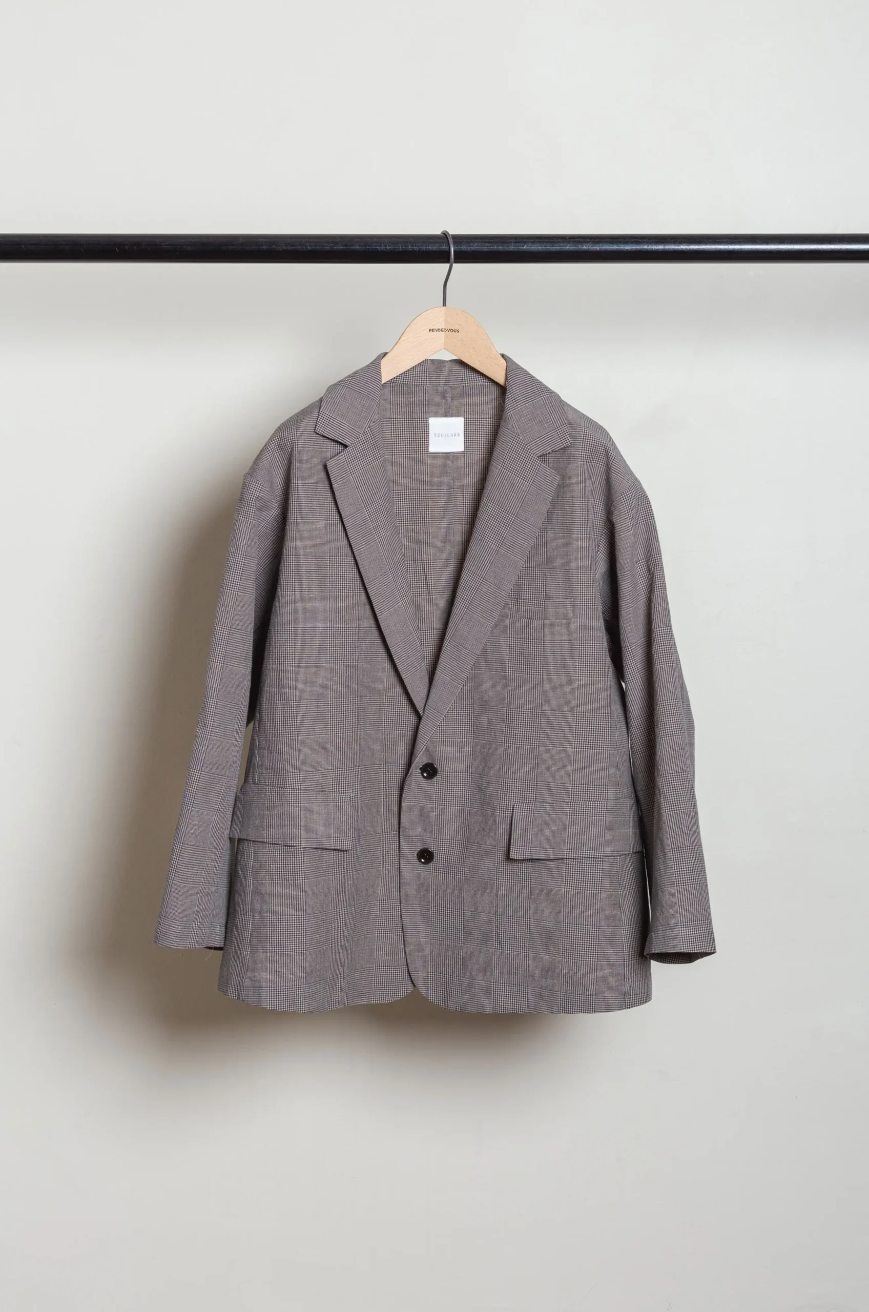 Toujours - Oversize Sack Jacket YM44JJ01 - Natural*Navy