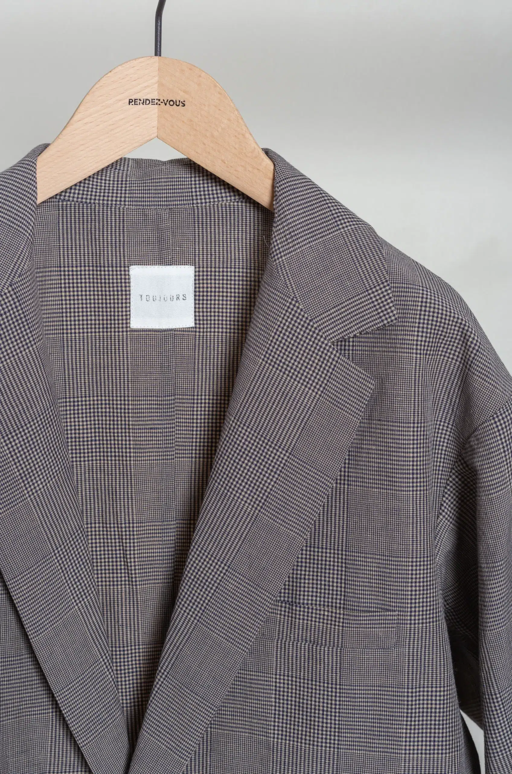 Toujours - Oversize Sack Jacket YM44JJ01 - Natural*Navy