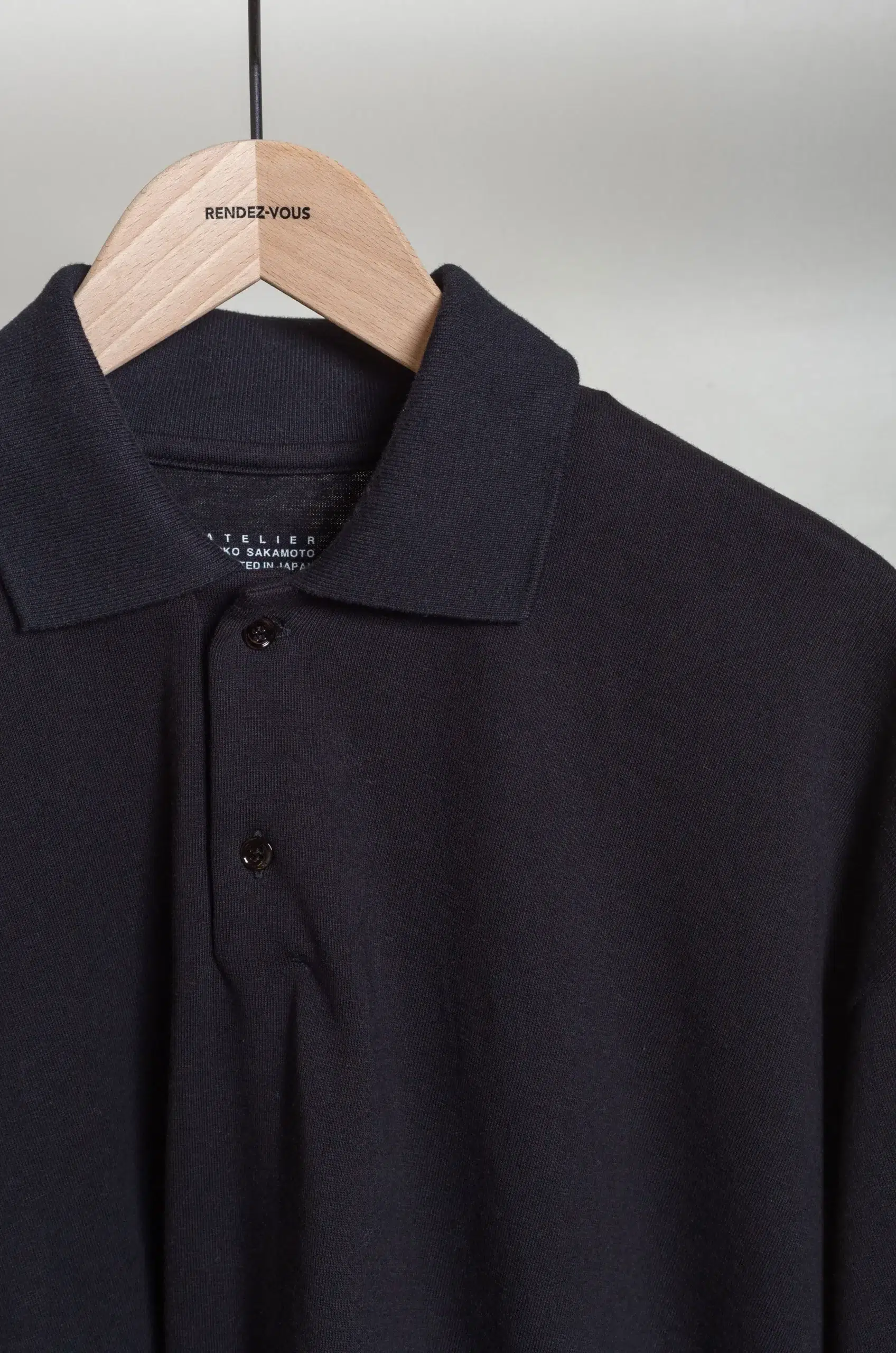 Yoko Sakamoto - BOX TUBE POLO - BLACK