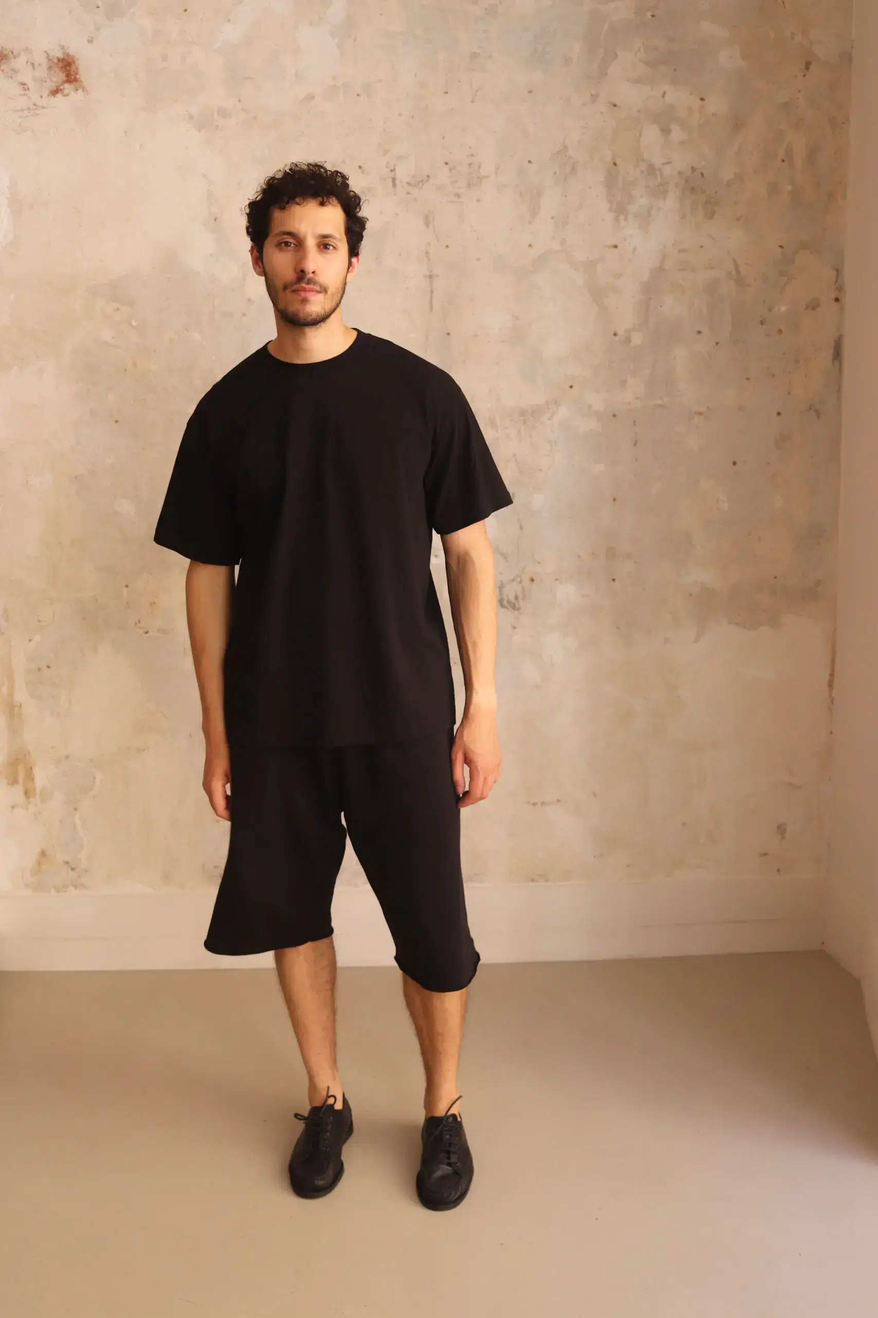 Comoli - Cotton Jersey Short-Sleeve T-Shirt D01-05014 - BLACK