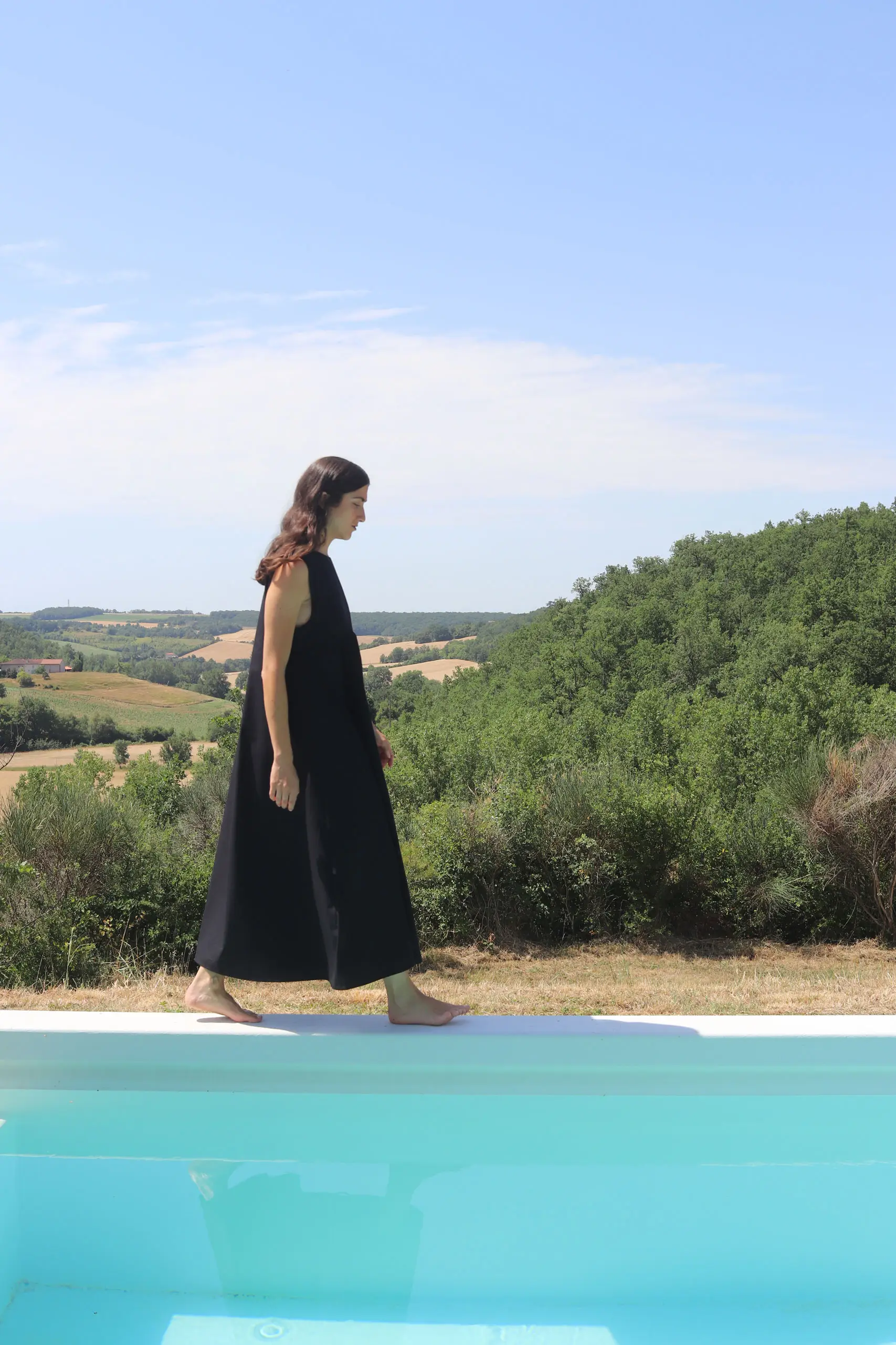 BASERANGE - TRES DRESS - BLACK
