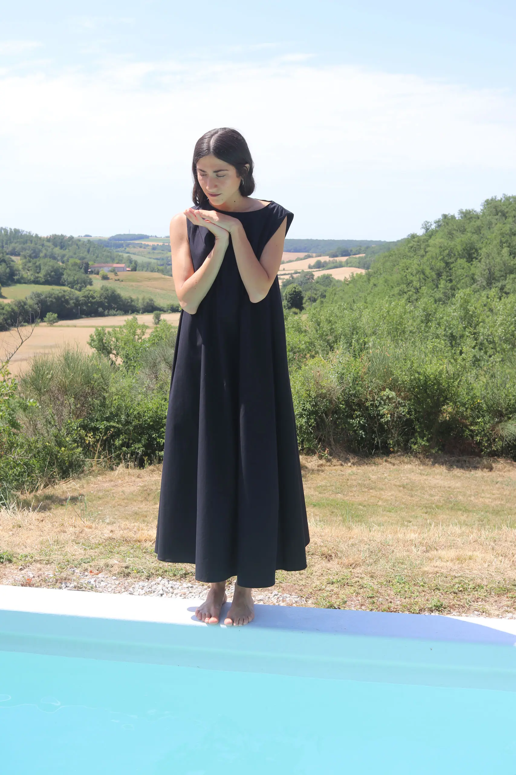 BASERANGE - TRES DRESS - BLACK
