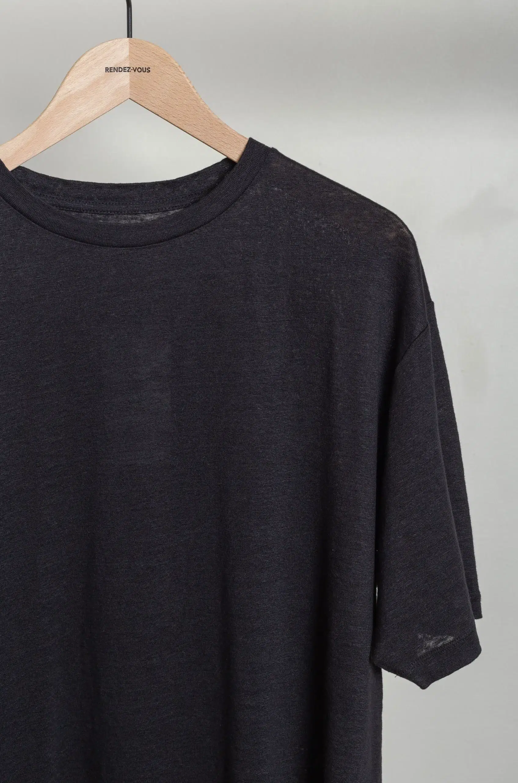 Batoner - NORMANDY LINEN T-SHIRT BN-26SM-071 - BLACK