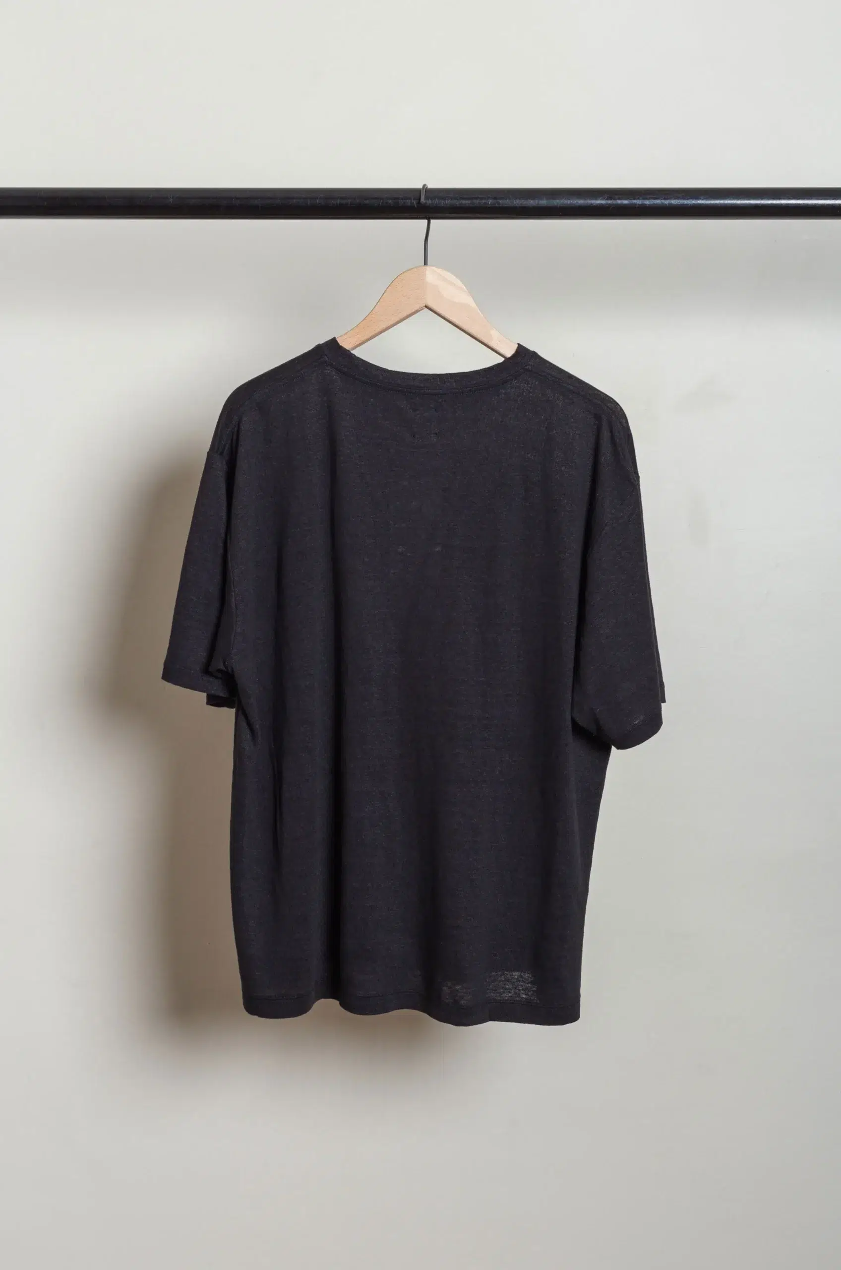 Batoner - NORMANDY LINEN T-SHIRT BN-26SM-071 - BLACK - RENDEZ-VOUS
