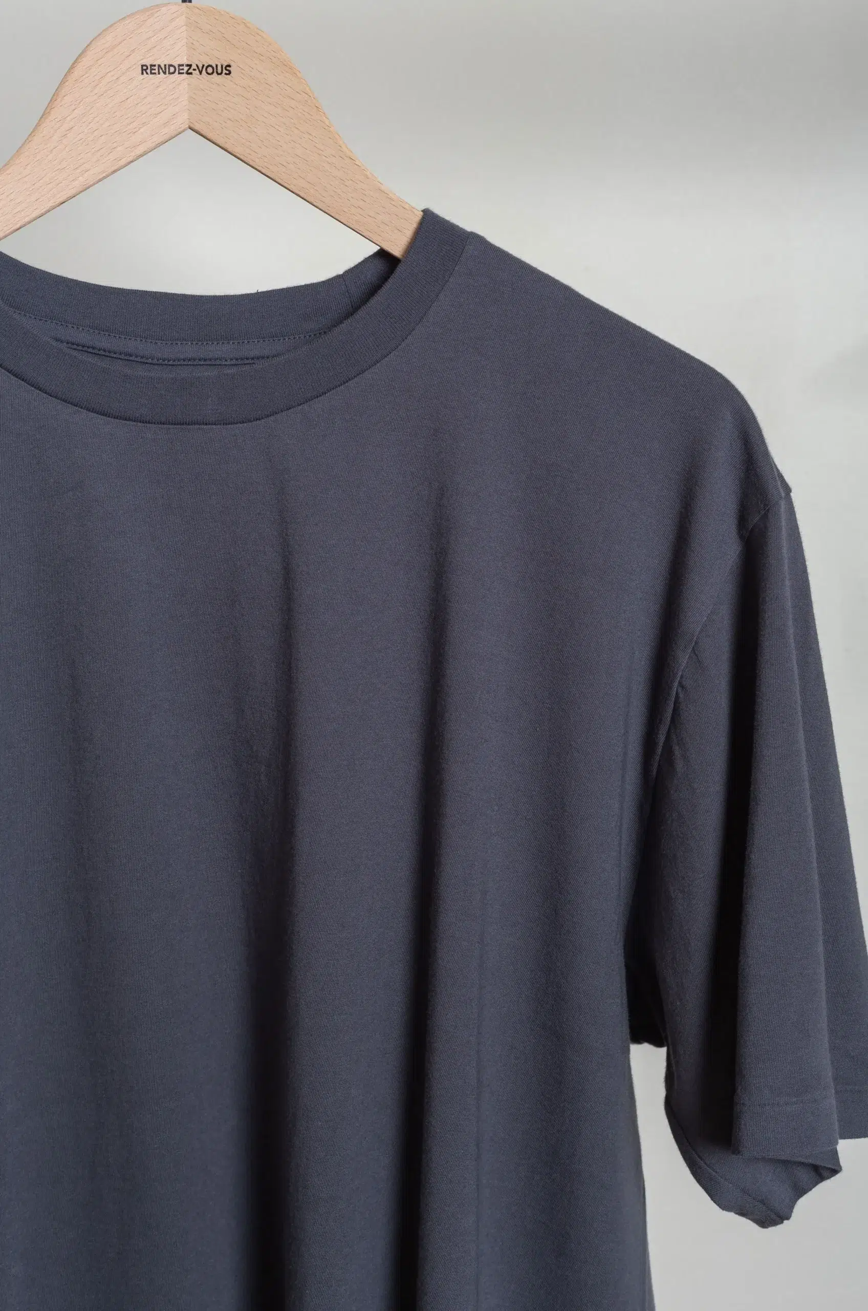 Batoner - MERIYASU T-SHIRT (LIGHT) BN-26SM-067 - CHARCOAL NAVY