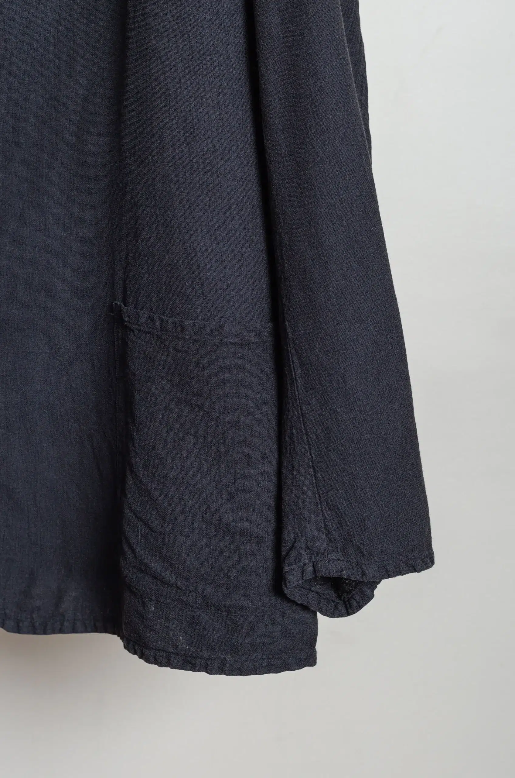Comoli - Silk Cotton Jacket D01-01022 - FADE BLACK