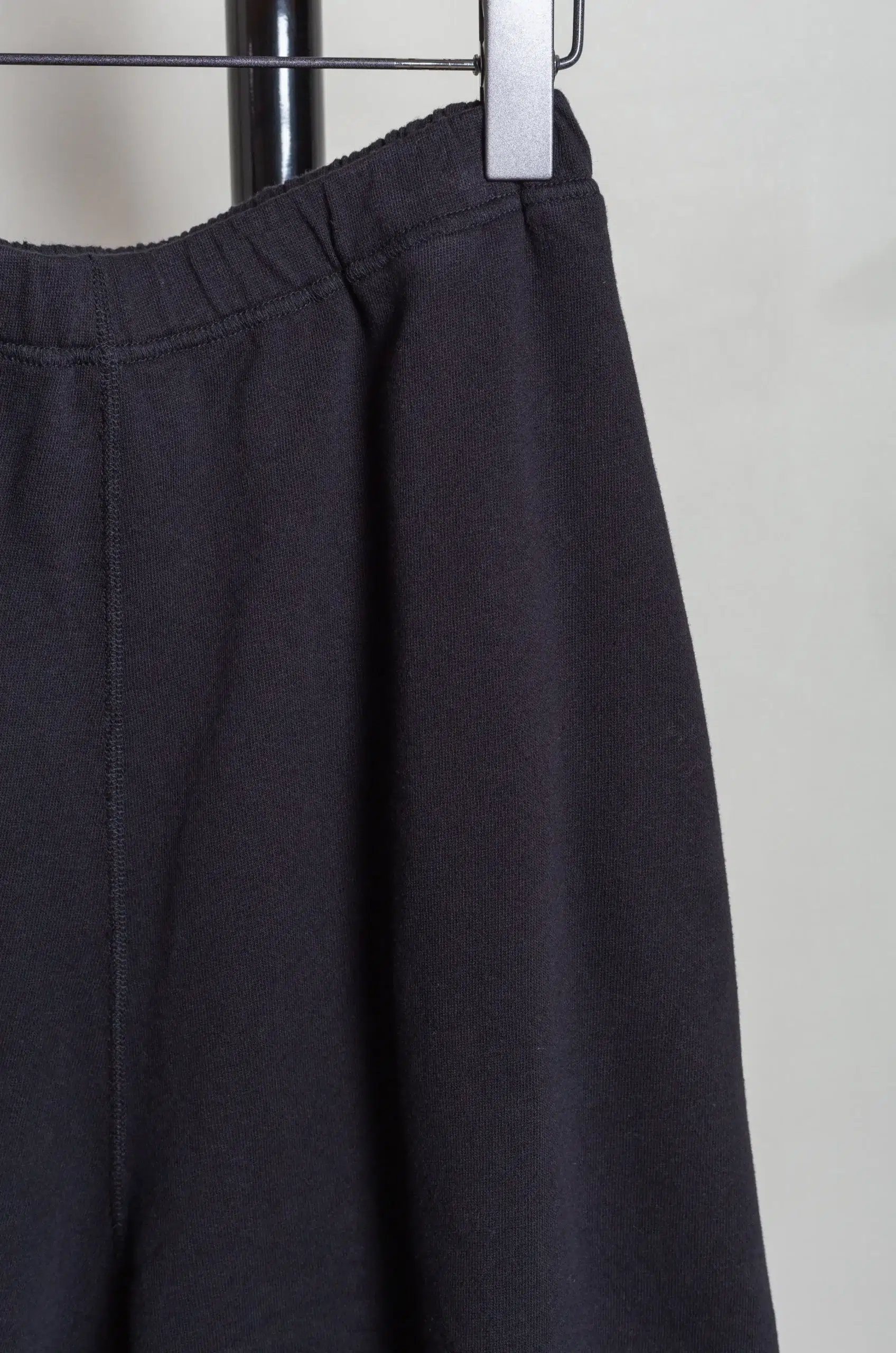 Comoli - LW Cotton Fleece Shorts D01-05020 - BLACK