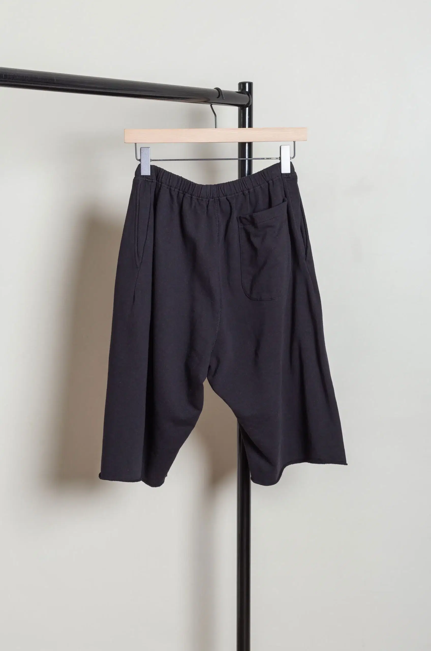 Comoli - LW Cotton Fleece Shorts D01-05020 - BLACK
