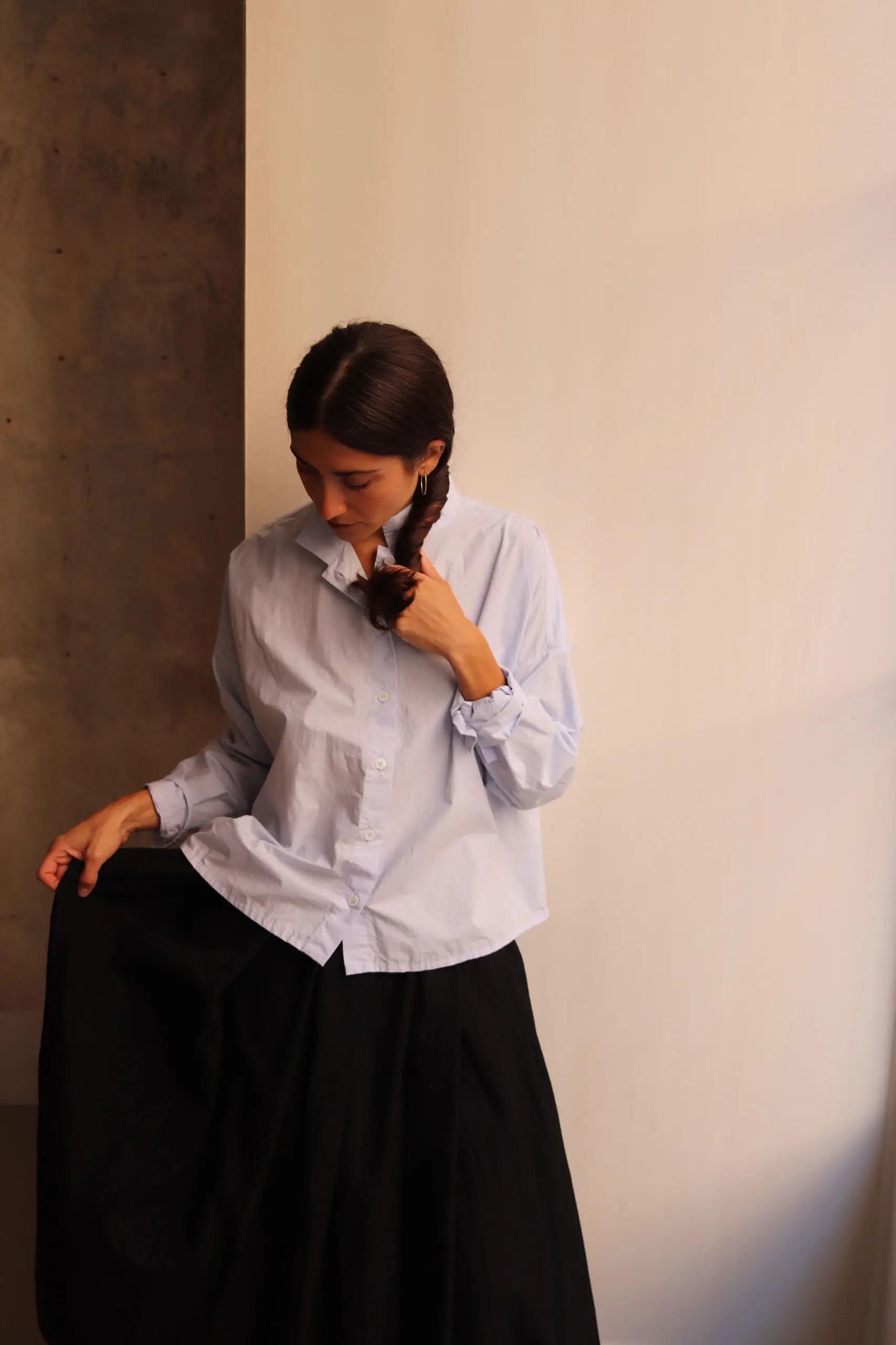 Bergfabel - MAYA SHIRT BFWSH302/ A22 - AZUR