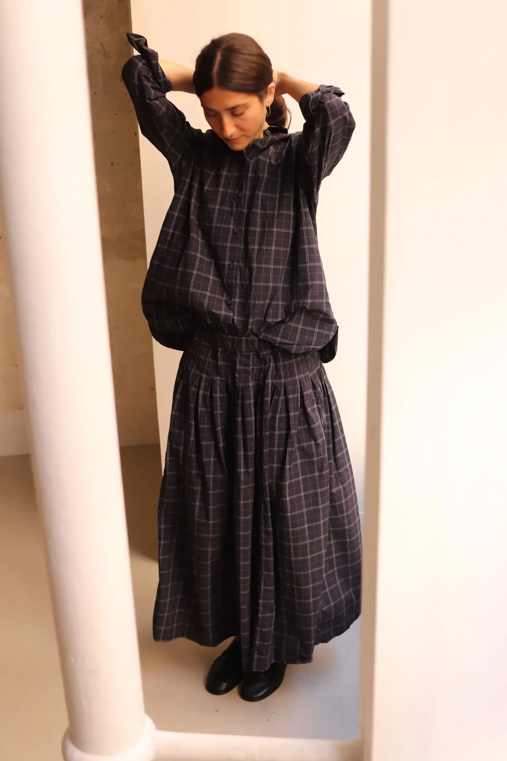 Bergfabel - FARMER SKIRT BFWSK37/ K168 - WINDOW CHECK