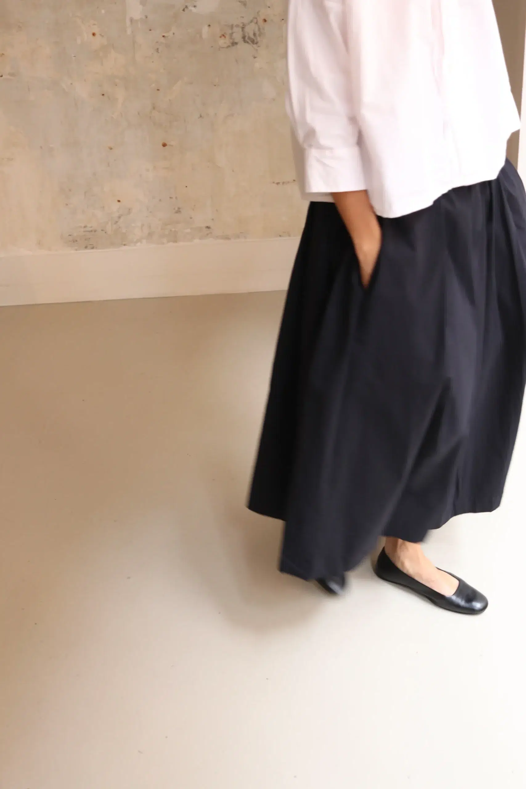 Bergfabel - MATILDE SKIRT BFWSK179/ 263 - BLACK NAVY STRIP