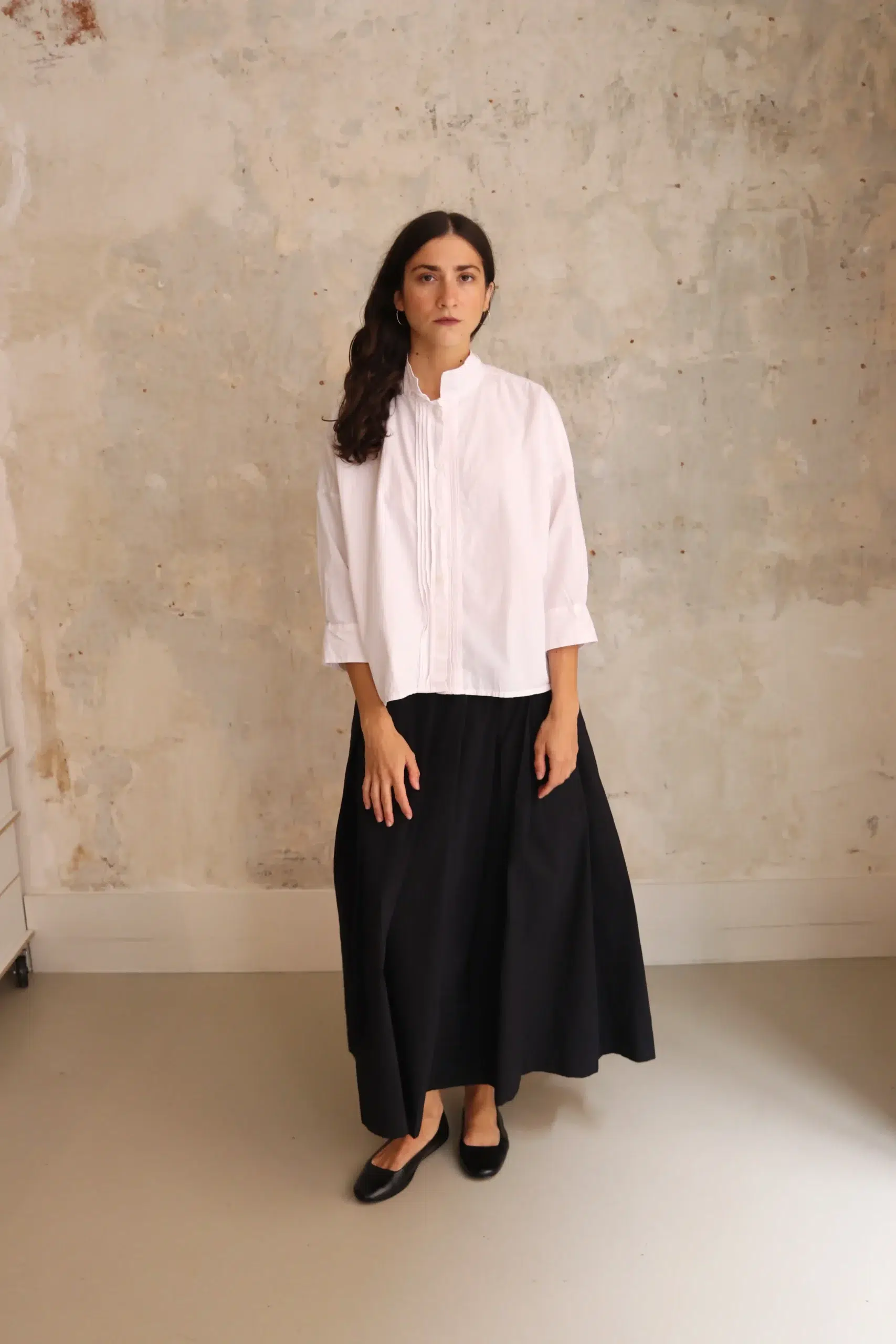 Bergfabel - MATILDE SKIRT BFWSK179/ 263 - BLACK NAVY STRIP