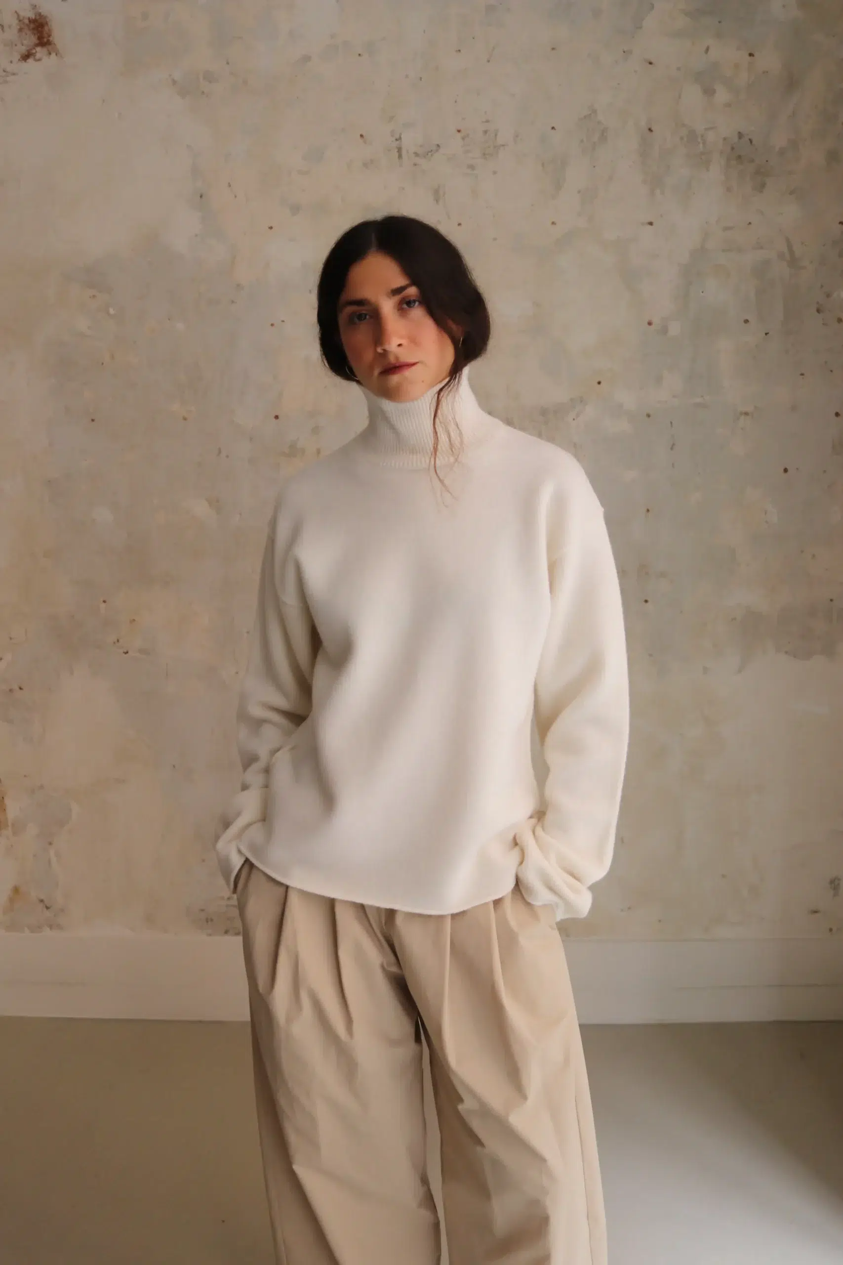 Sofie D'Hoore - MOUNTAIN Pullover C-Neck Long Sleeves - WHITE