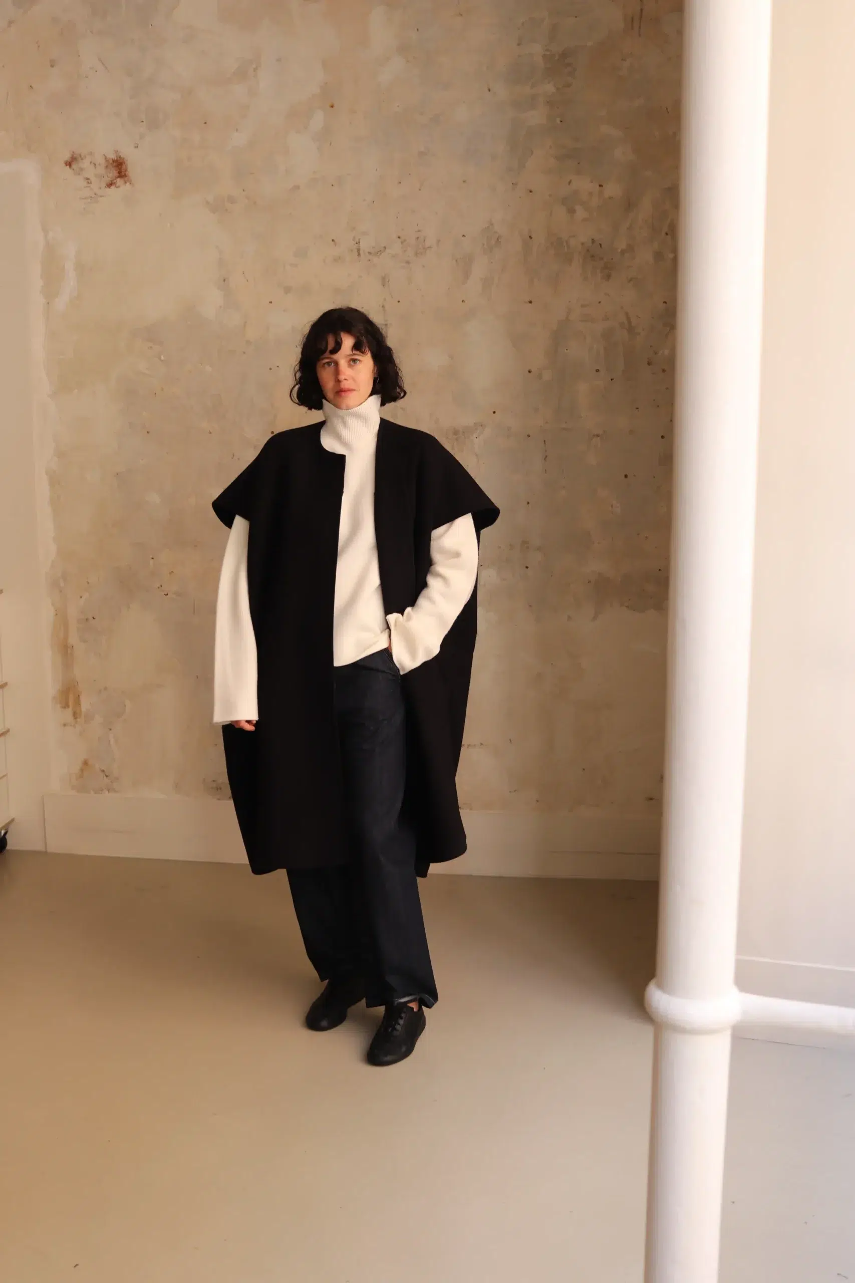 Sofie D'Hoore - CIOVO Overzised Sleeveless Jacket - MIDNIGHT