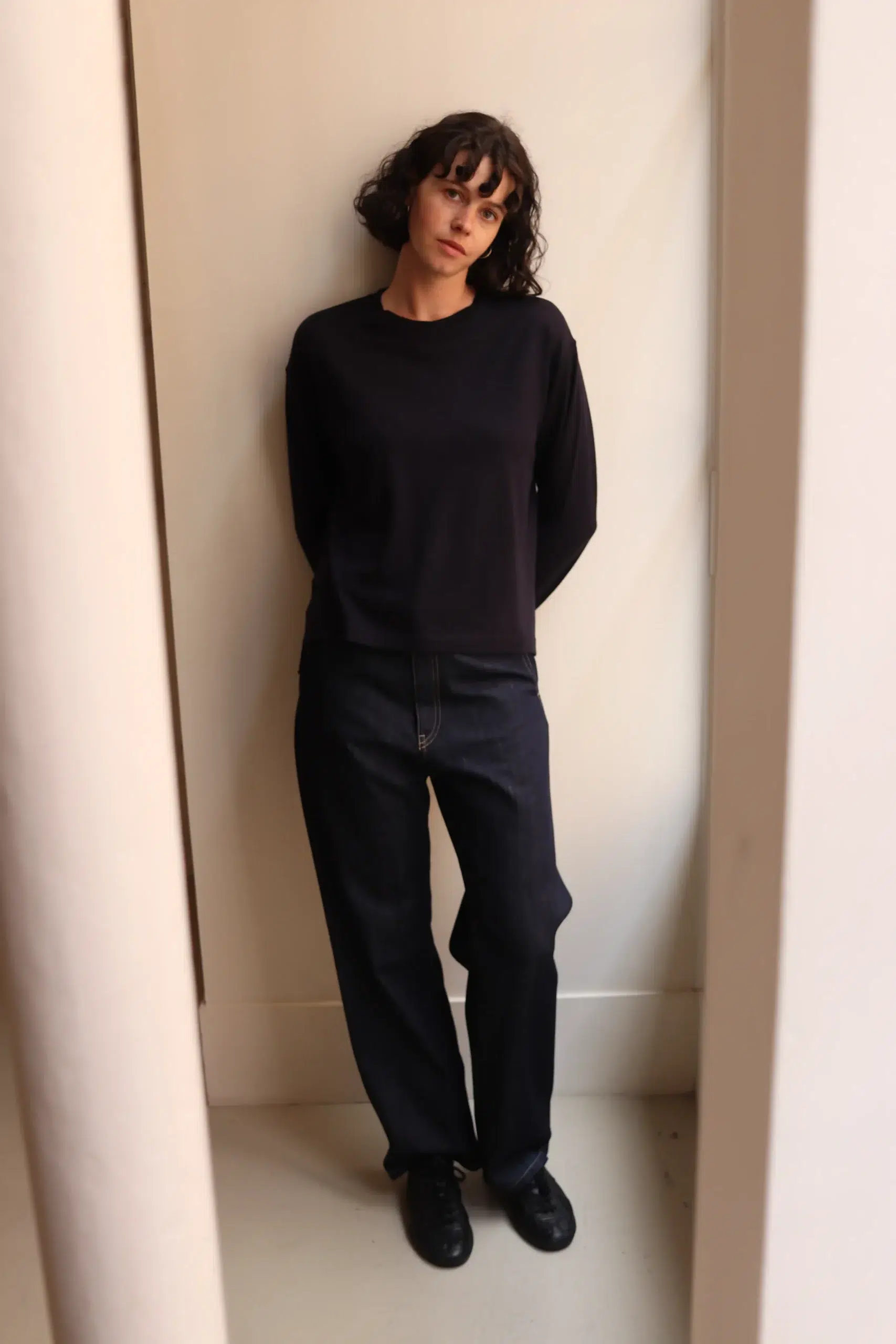 Sofie D'Hoore - MATEO Pullover C-neck Long Sleeves - MIDNIGHT