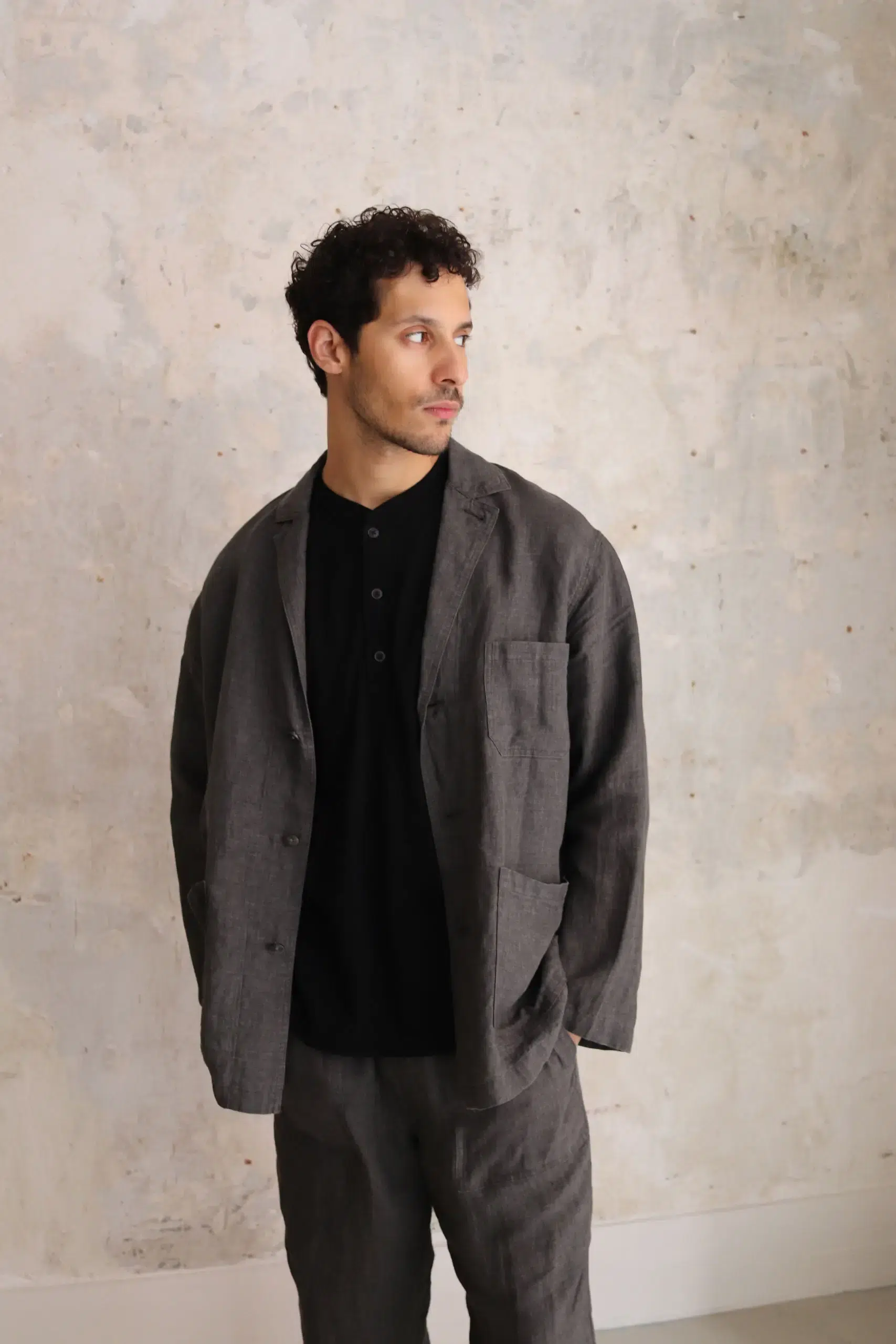 Ylève - LINEN POPLIN JK - SUMI